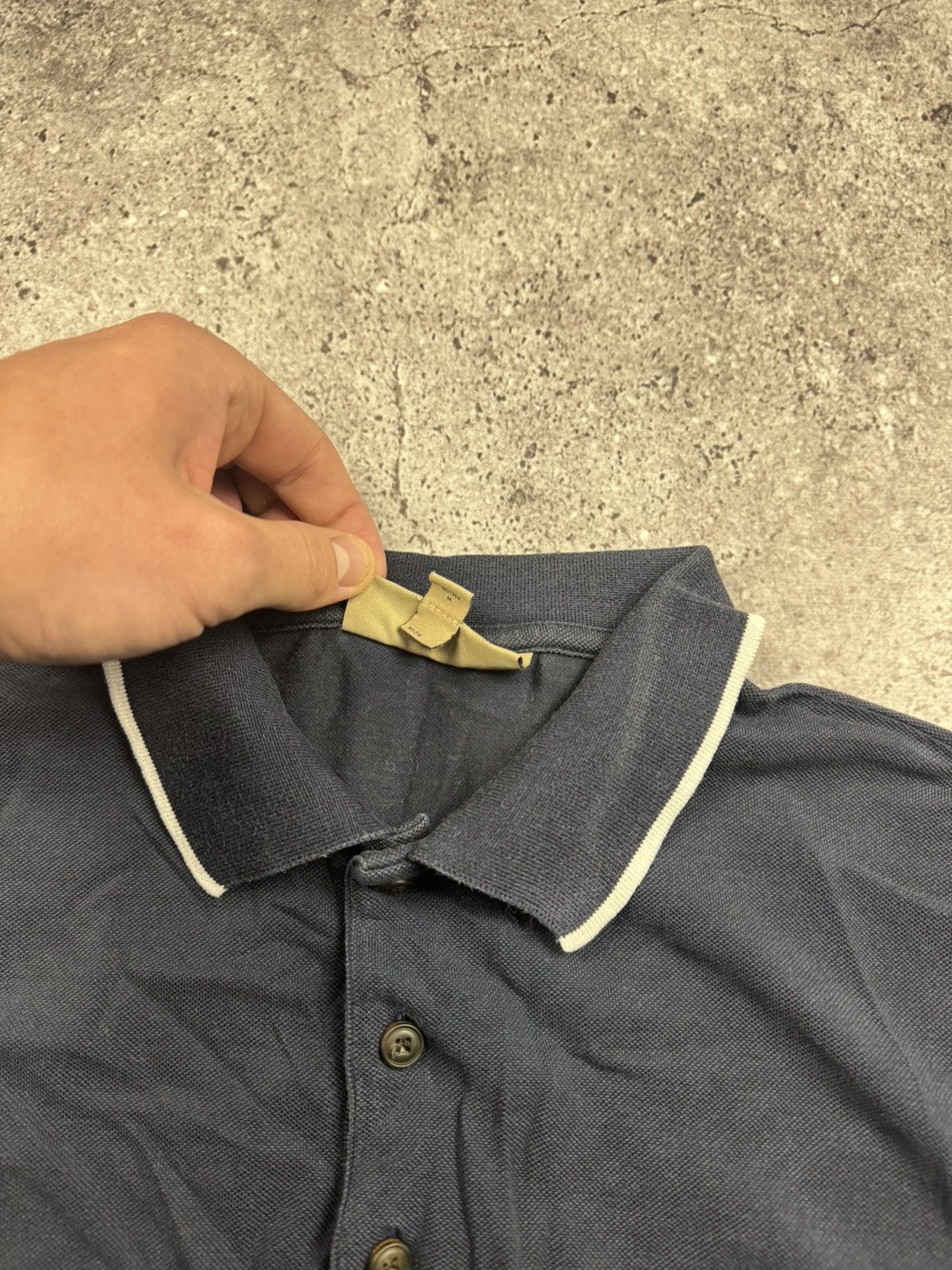 Burberry Vintage Burberry Y2K Faded Polo Tee Size US M / EU 48-50 / 2 - 6 Thumbnail