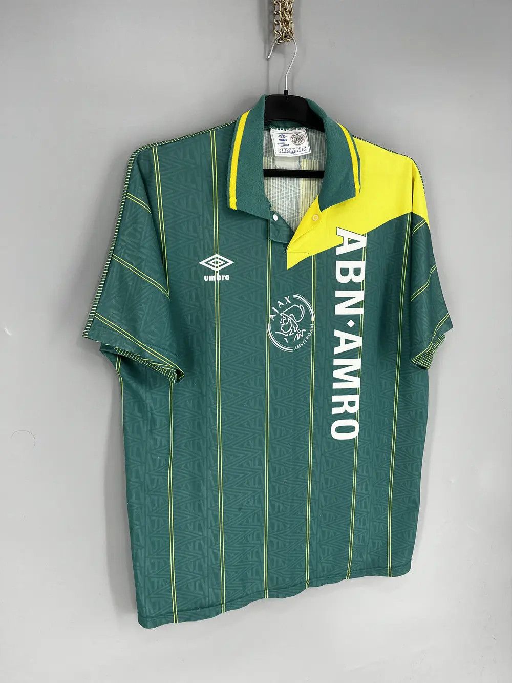Umbro Original Ajax 1991/92/1993 Umbro Away Football Shirt Jersey Size US L / EU 52-54 / 3 - 2 Thumbnail