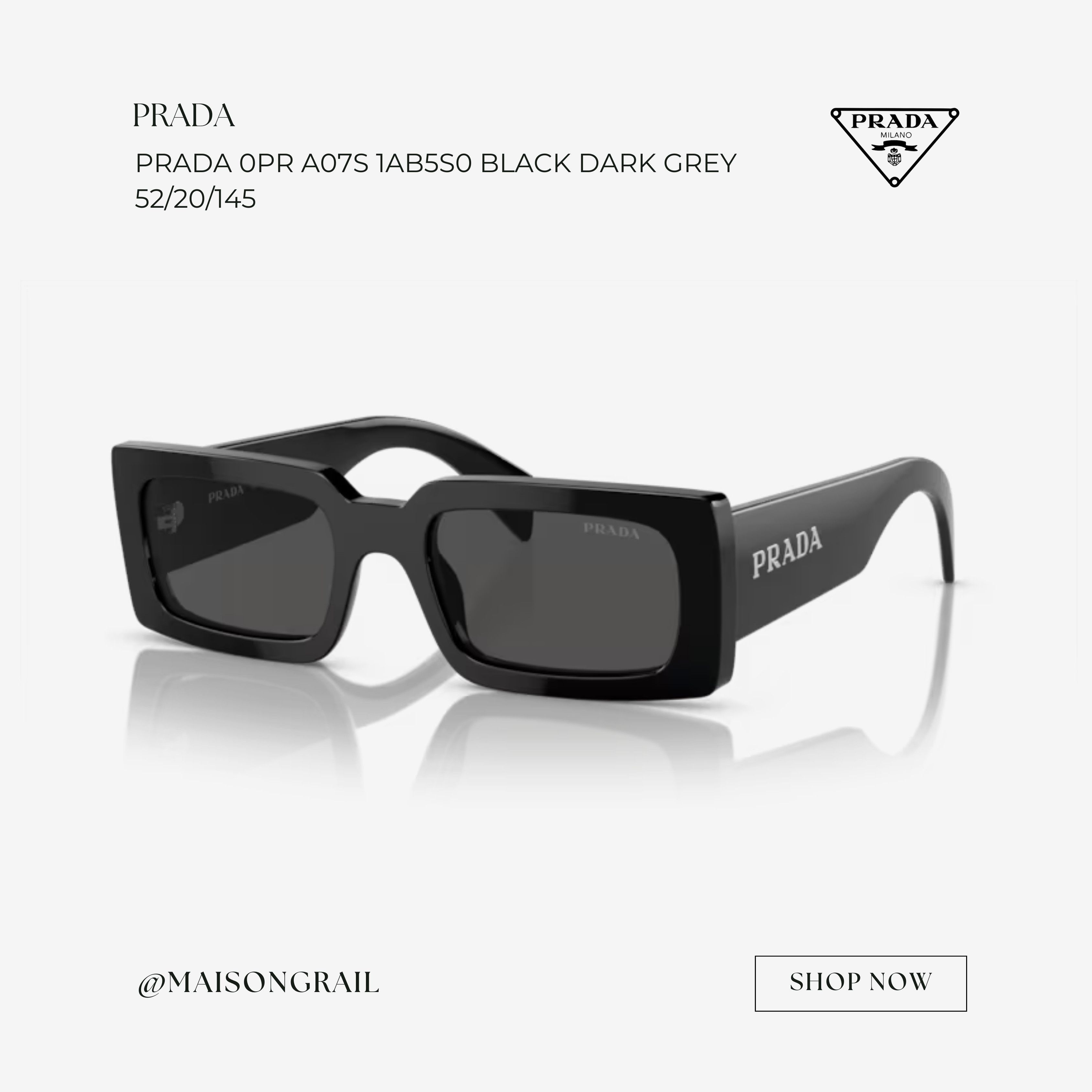 Prada PRADA 0PR A07S 1AB5S0 SUNGLASSES Size ONE SIZE - 1 Thumbnail