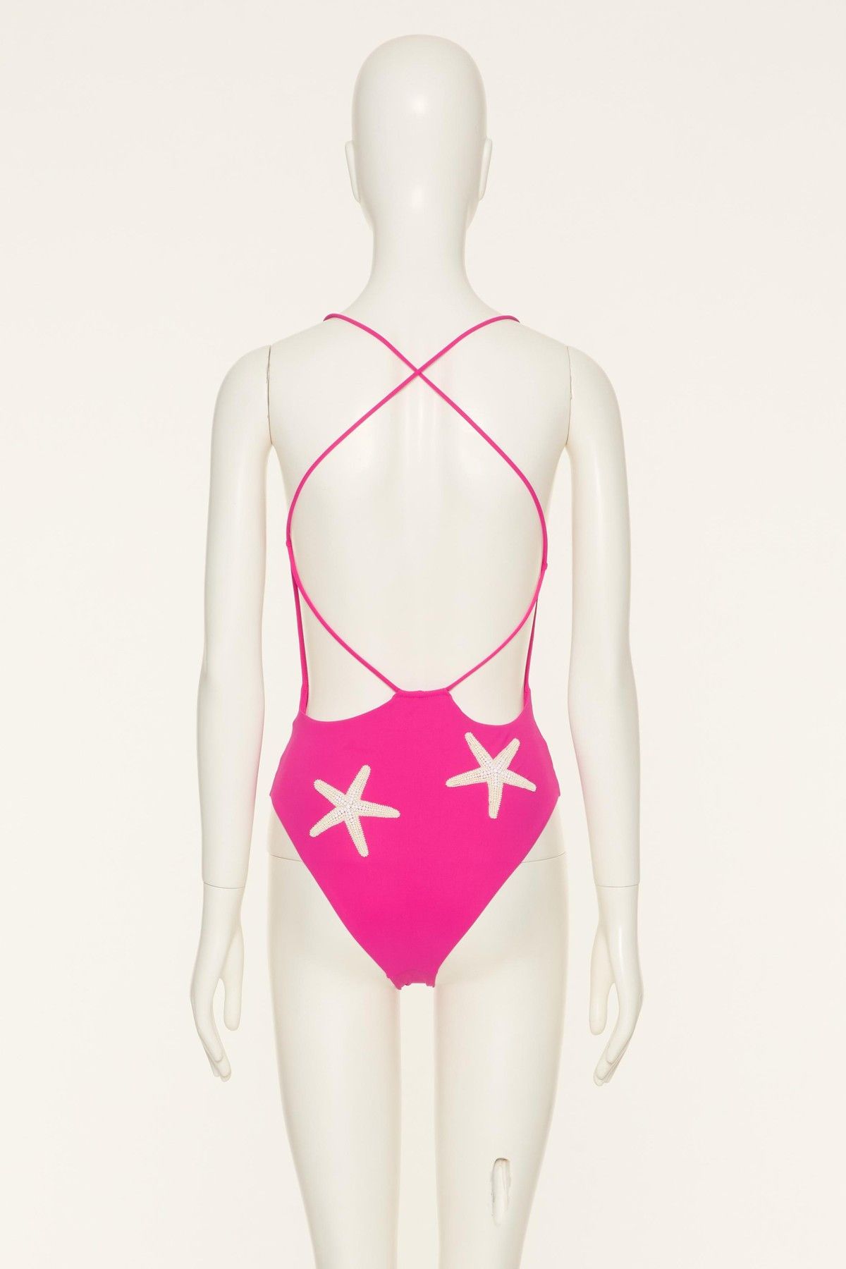 Valentino o1s1wg110525 On Piece Swimsuit in Pink Size S / US 4 / IT 40 - 3 Thumbnail