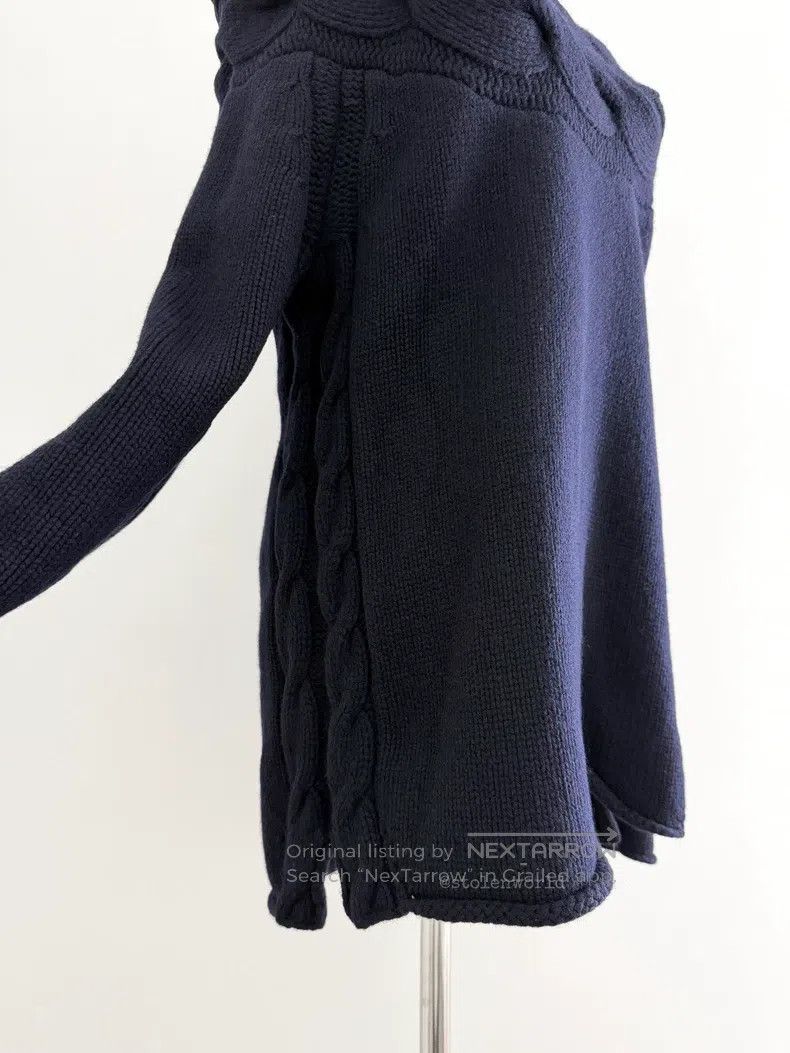 Comme des Garcons Comme des Garcons one-size-fits-all Herringbone Knit Wool T Size XS / US 0-2 / IT 36-38 - 7 Thumbnail