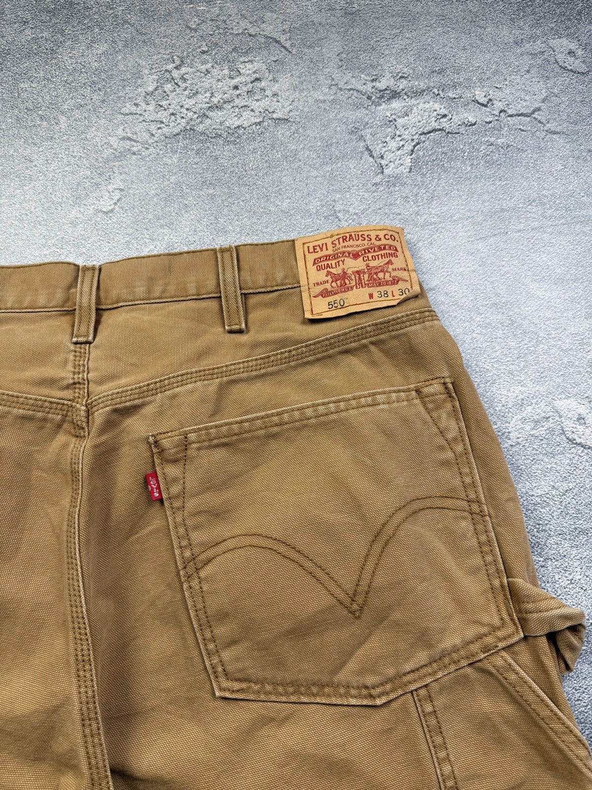 Levi's Crazy Vintage 90s Levis Work Cargo Jeans Size US 38 / EU 54 - 10 Thumbnail