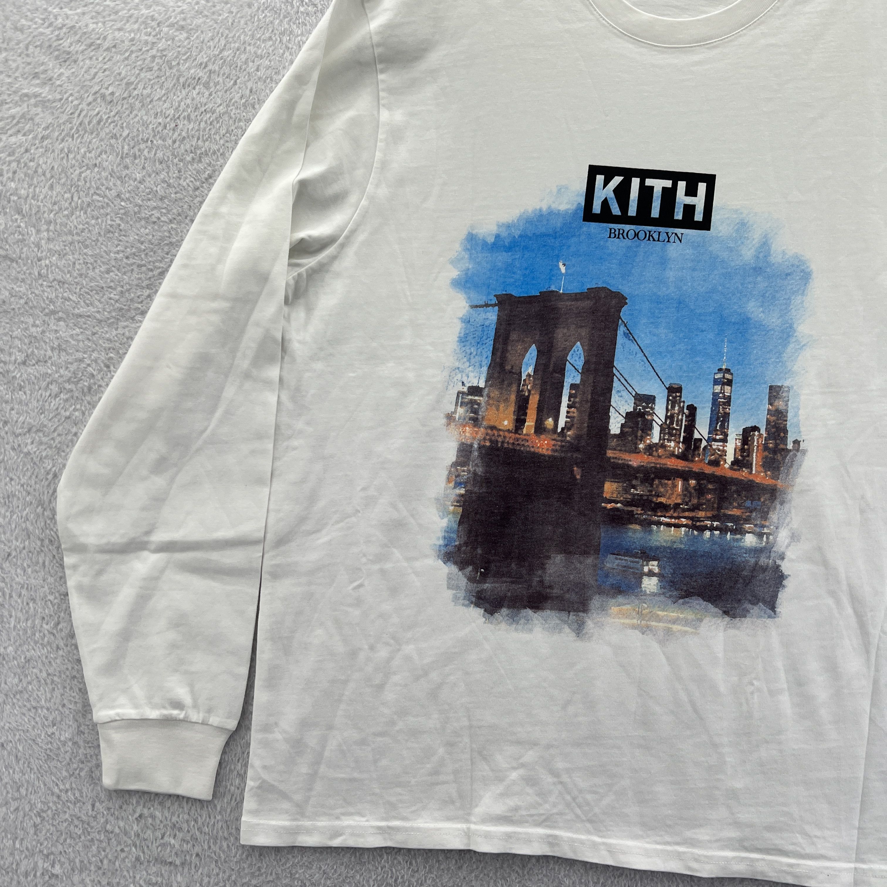 Kith Kith Brooklyn Shirt Mens Medium Vintage Tee New York Bridge | Grailed