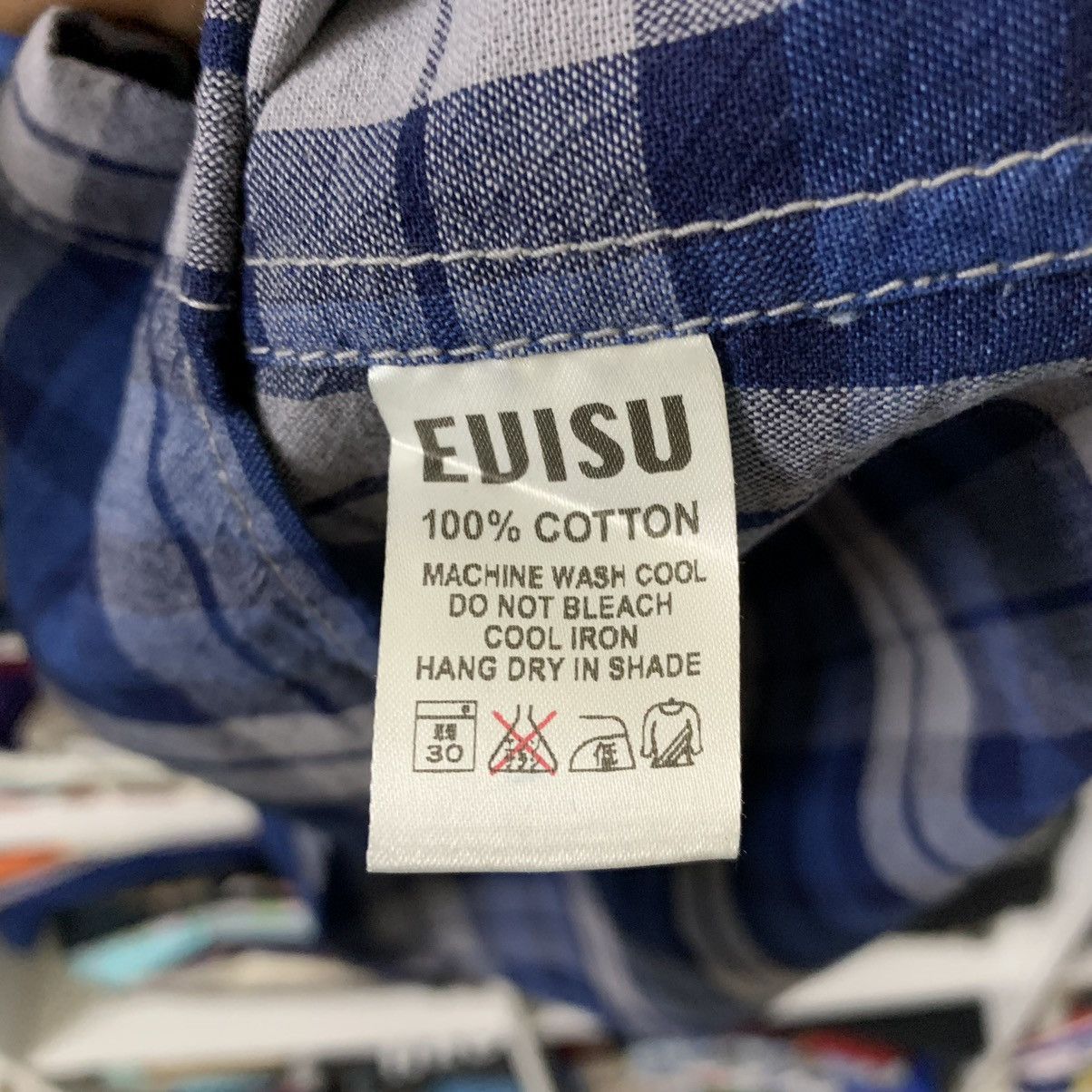 Evisu × Japanese Brand × Vintage EVISU DONNA CHECKERED SHIRT Size S / US 4 / IT 40 - 6 Thumbnail