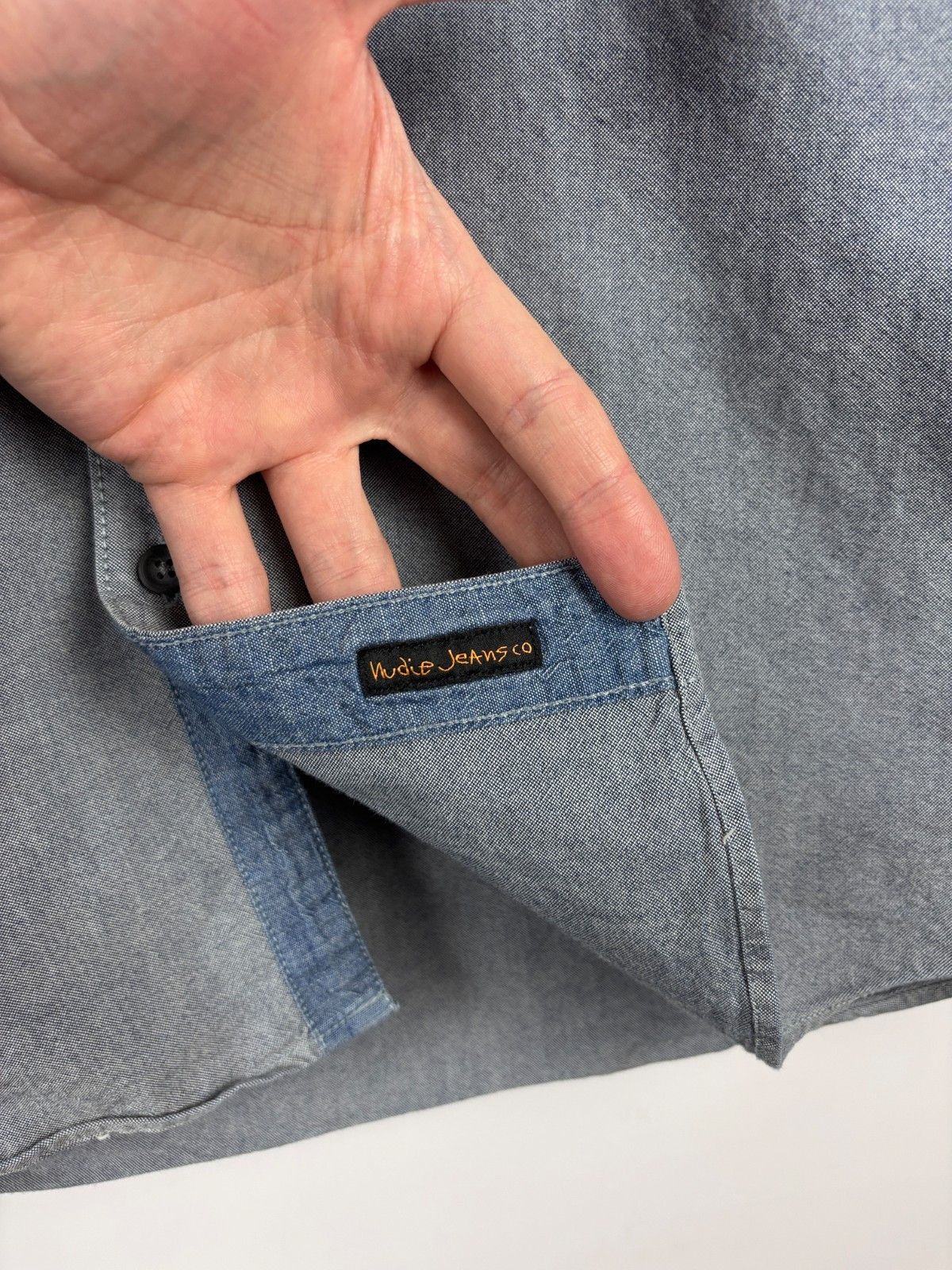 Nudie Jeans Nudie Jeans Chambray Denim Shirt Organic Cotton Blue Size S Size US S / EU 44-46 / 1 - 8 Thumbnail