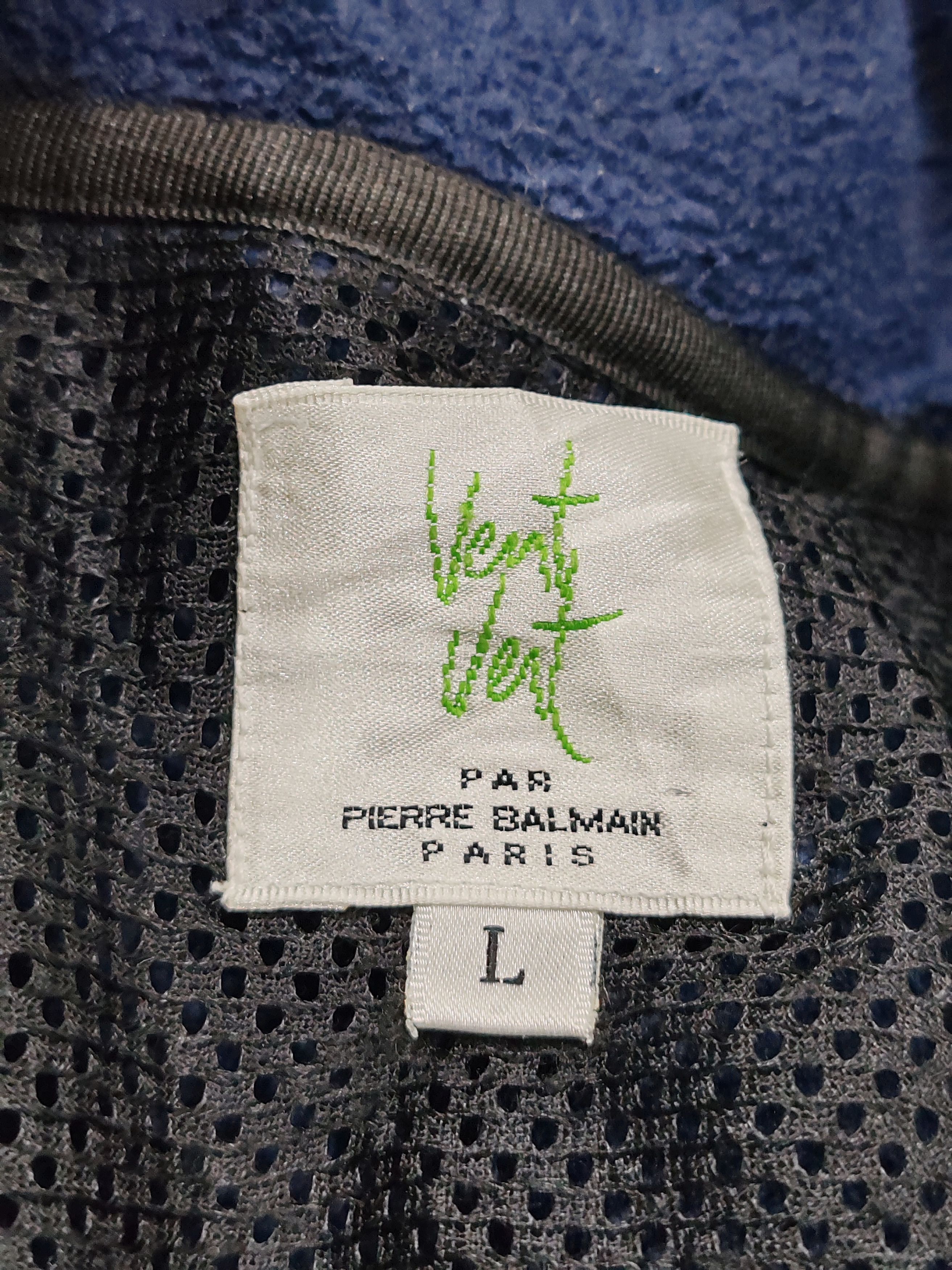 Pierre Balmain Vent Vert PAR Pierre Balmain Paris Zipper Fleece sizr L Blue Size US L / EU 52-54 / 3 - 7 Thumbnail