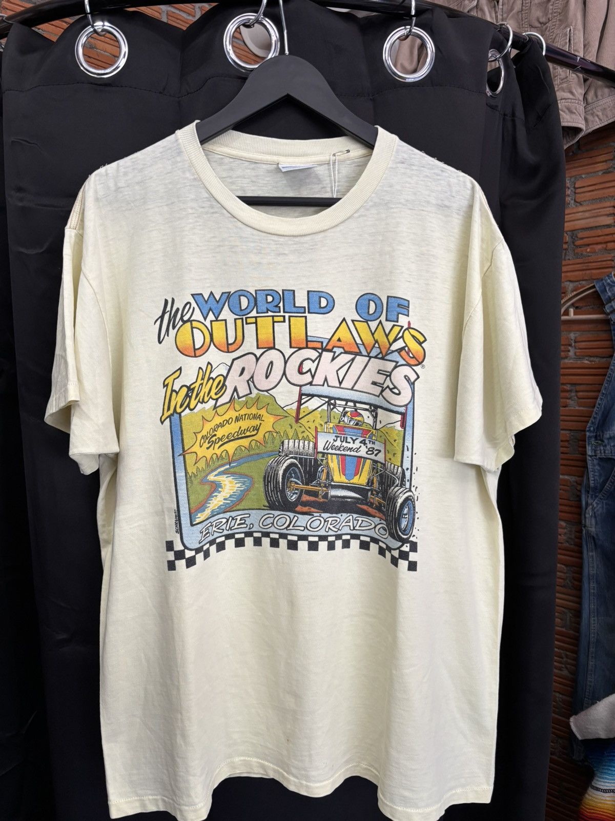 Vintage VINTAGE 1987 World of Outlaws Sprint Car Size US L / EU 52-54 / 3 - 1 Thumbnail