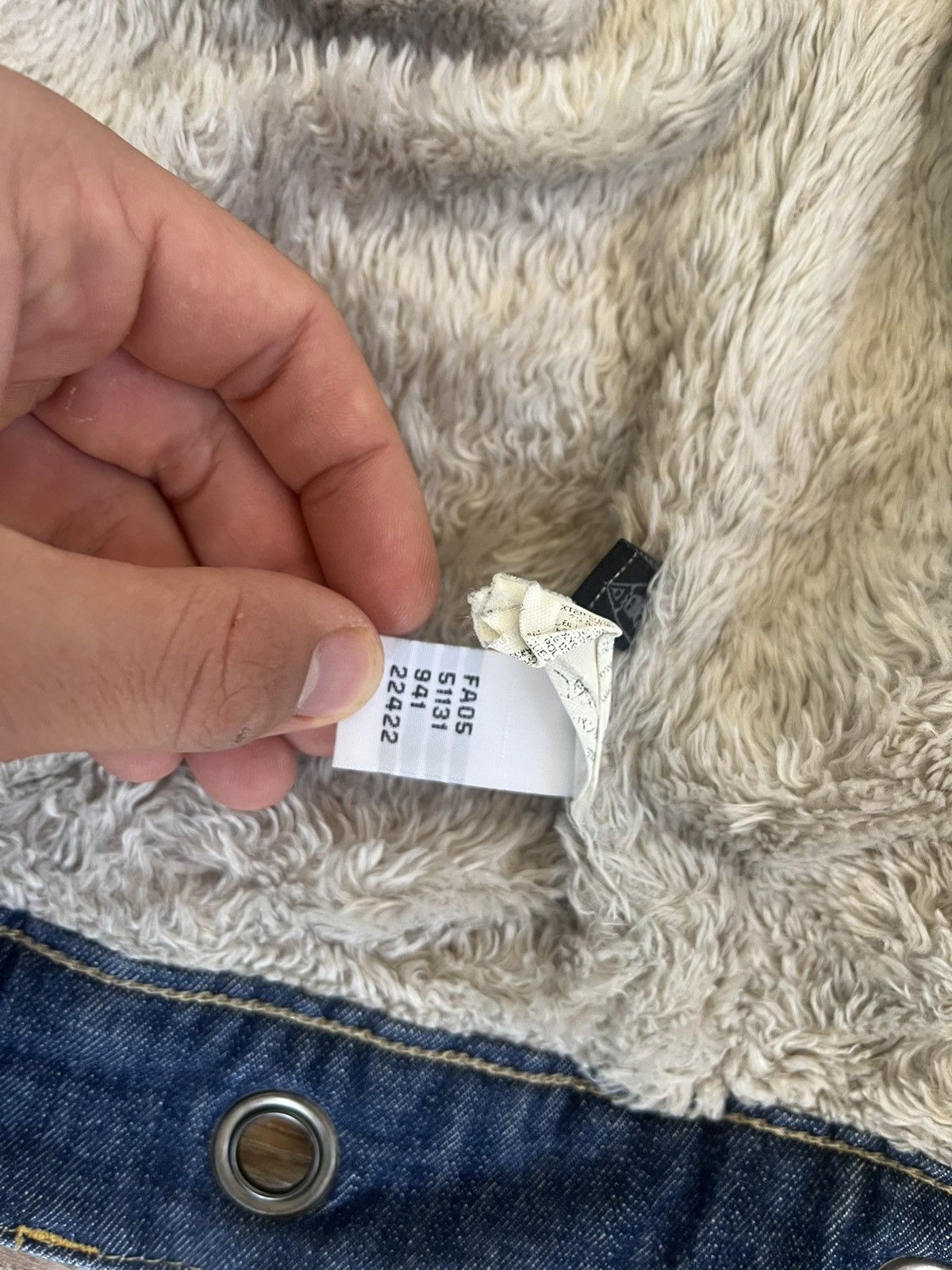 Vintage Oakley Sherpa-Lined Denim Jacket 00s 90s