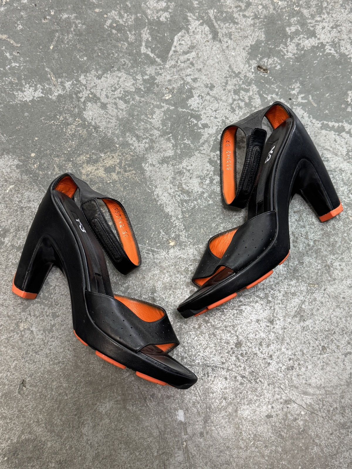 Yohji Yamamoto Adidas Y-3 Wedge Mules Yohji Yamamoto Very Rare Size US 7 / IT 37 - 1 Thumbnail