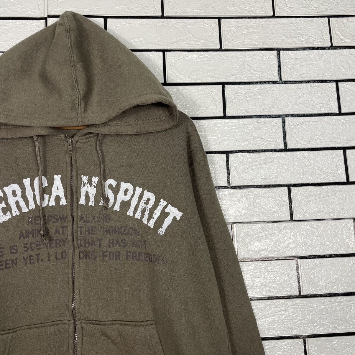 Other Vintage Oblo Design American Spirit Zipper Hoodie Size US L / EU 52-54 / 3 - 5 Thumbnail