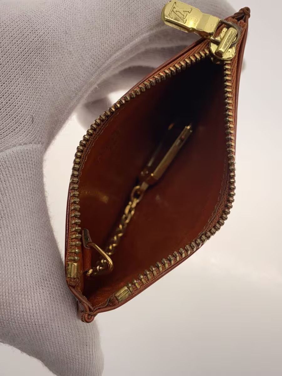 Louis Vuitton Louis Vuitton Leather Coin Case Brown Size ONE SIZE - 4 Thumbnail