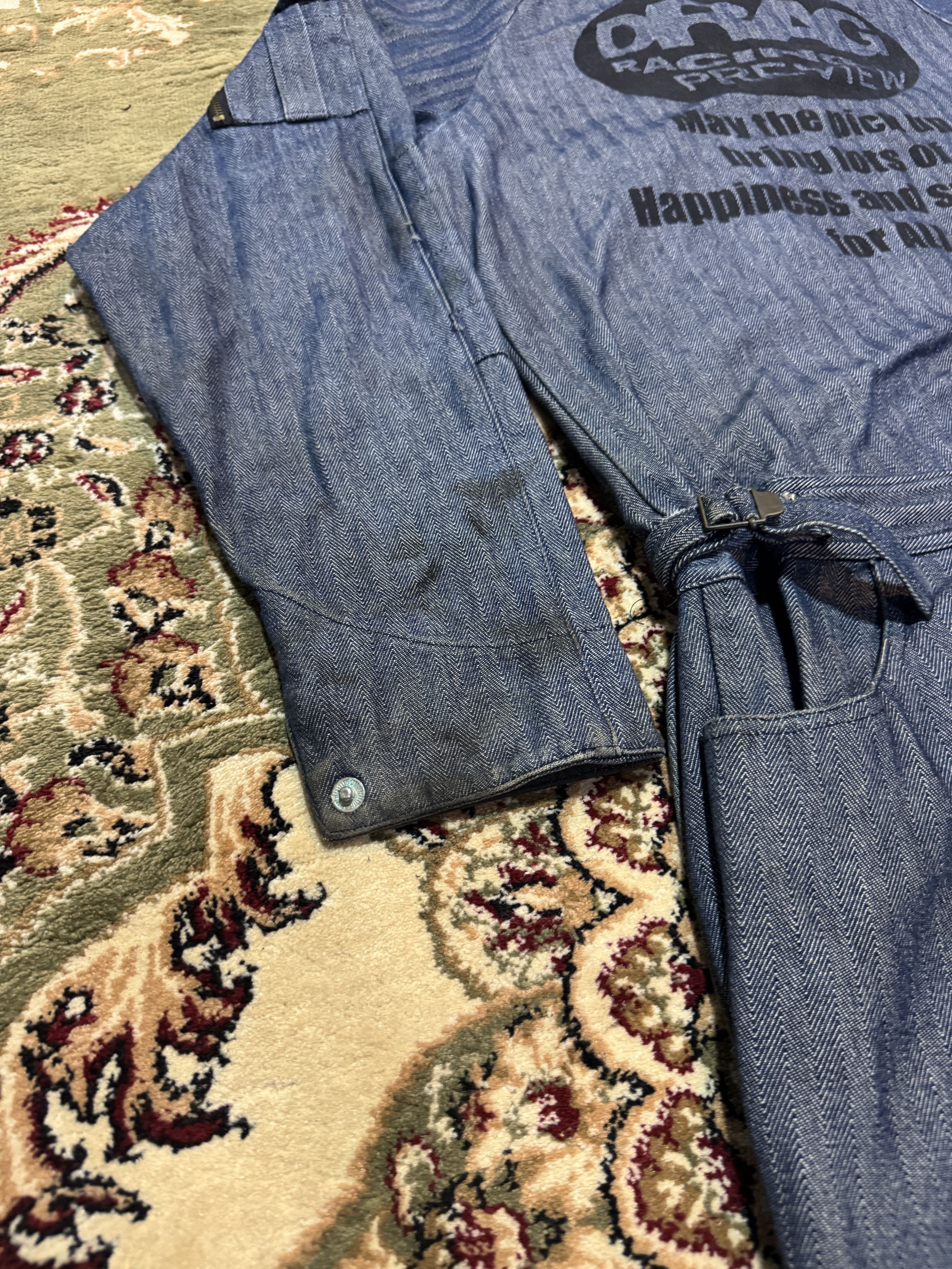 Sports Specialties × Vintage Vintage Pick-Up HBT Denim Coveralls Drag Racing Preview Size US 35 - 10 Thumbnail