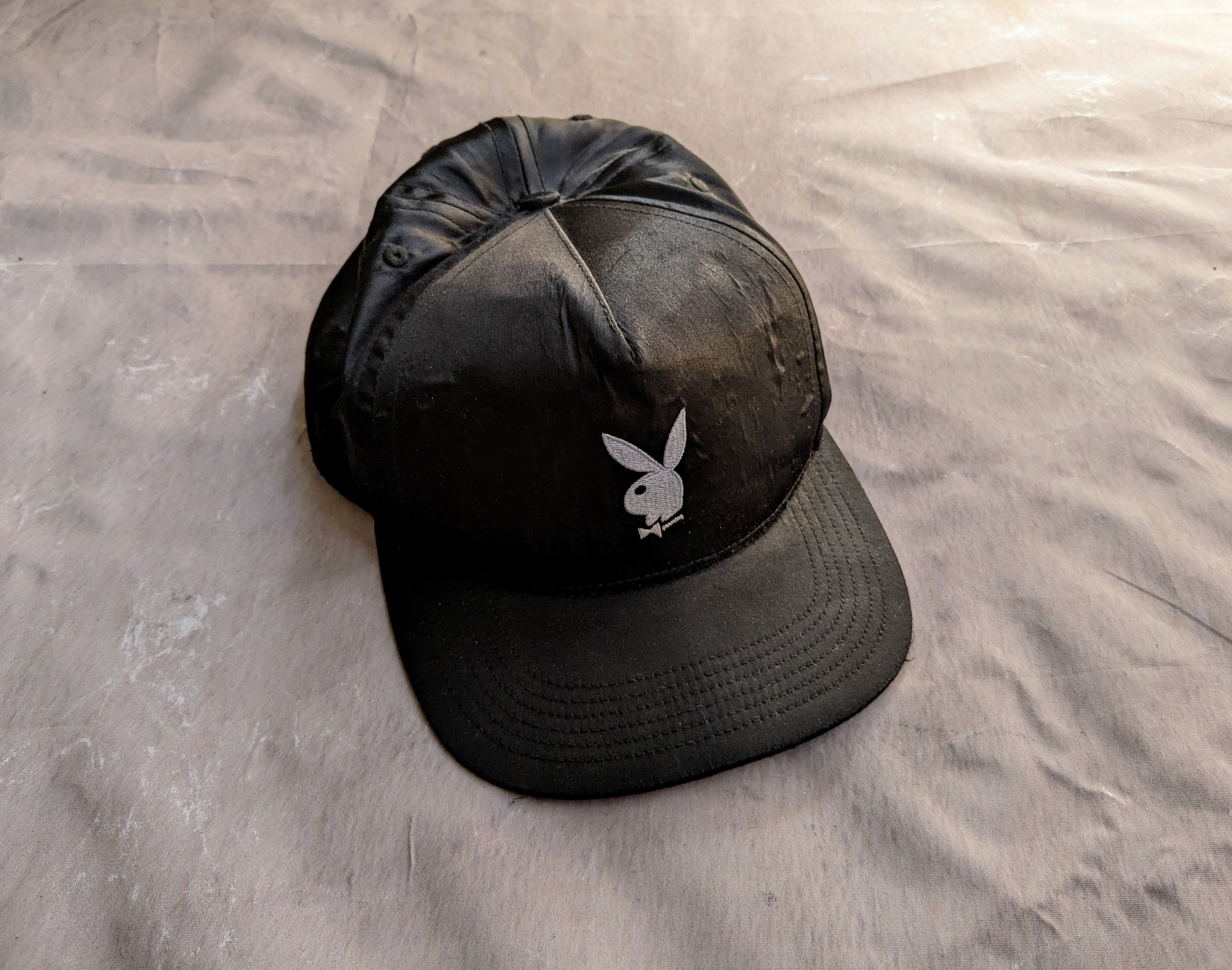 Supreme Supreme Leather Appliqué 6-Panel Black | Grailed