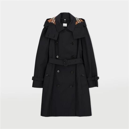 Burberry o1w1db10426 Trench Coat in Black Size S / US 4 / IT 40 - 1 Thumbnail