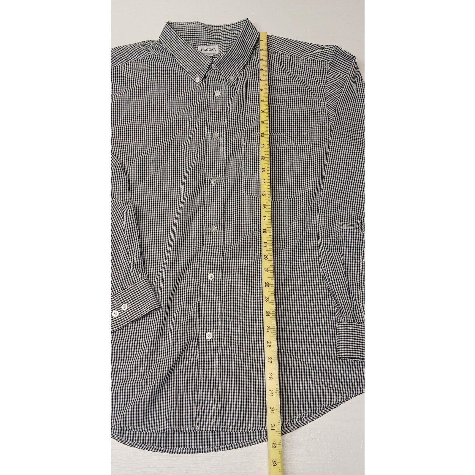 Haggar Haggar (2XL) Multicolor Plaid Soft Dress Long Sleeve Shirt Size US XXL / EU 58 / 5 - 2 Thumbnail