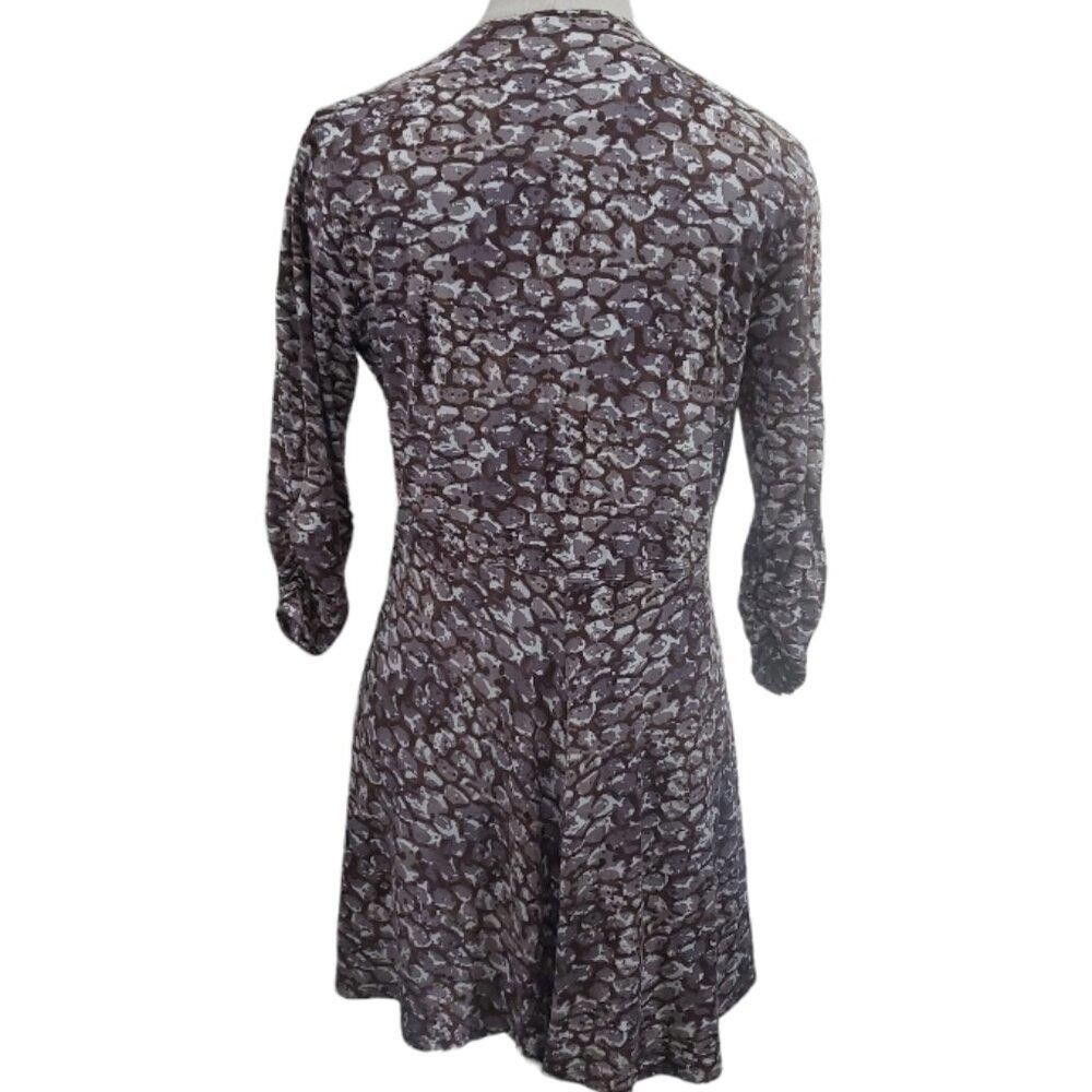Designer CT1738 Cabi Brown & Gray Wrap Top M Size M / US 6-8 / IT 42-44 - 5 Thumbnail