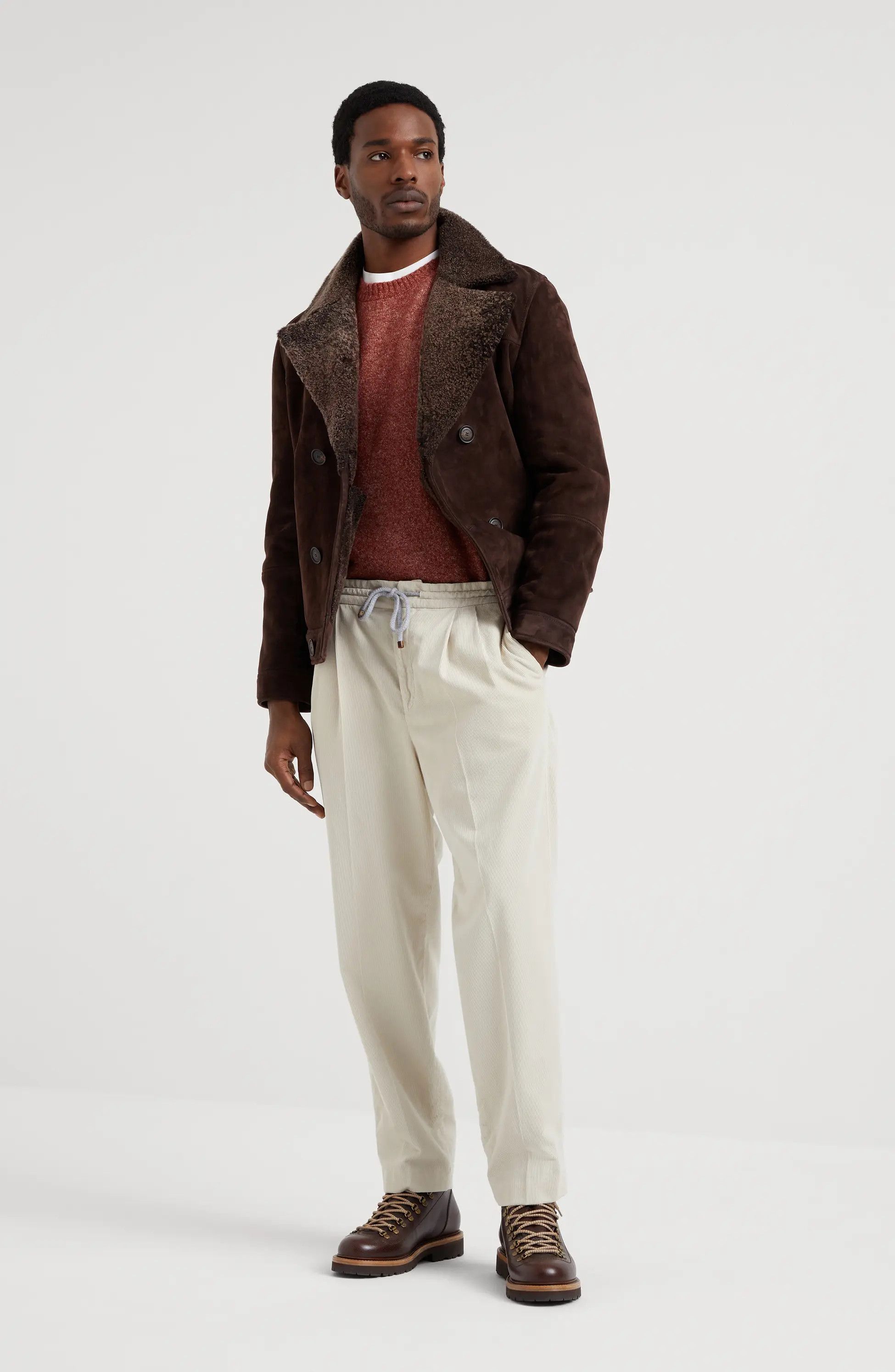 Brunello Cucinelli o1w1db10924 Cashmere Sweater in Red Size US M / EU 48-50 / 2 - 4 Thumbnail