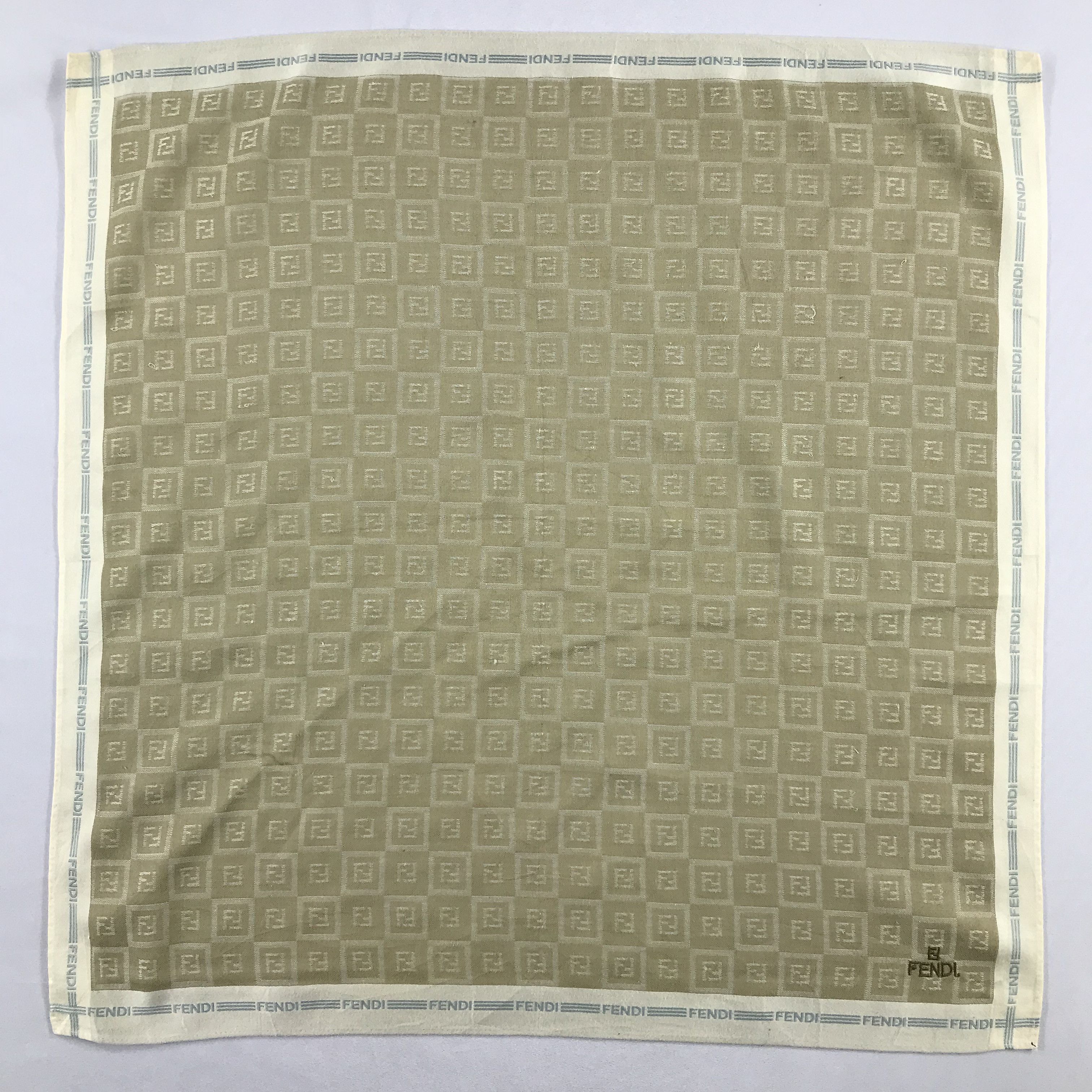 Vintage Fendi Bandana / Handkerchief / Neckerchief - S2120