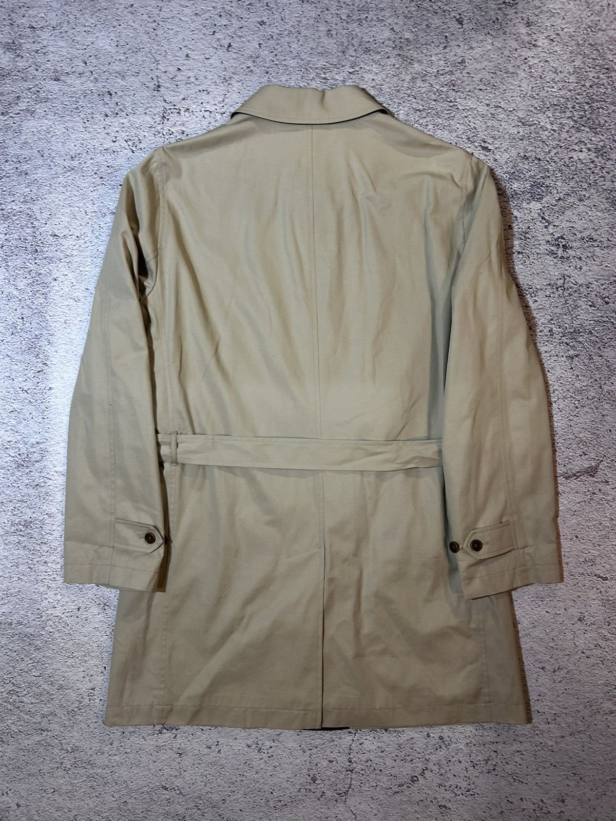 Lacoste Lacoste Vintage Beige Trench Coat Classic Mac Coat Size 60 Size US L / EU 52-54 / 3 - 11 Thumbnail