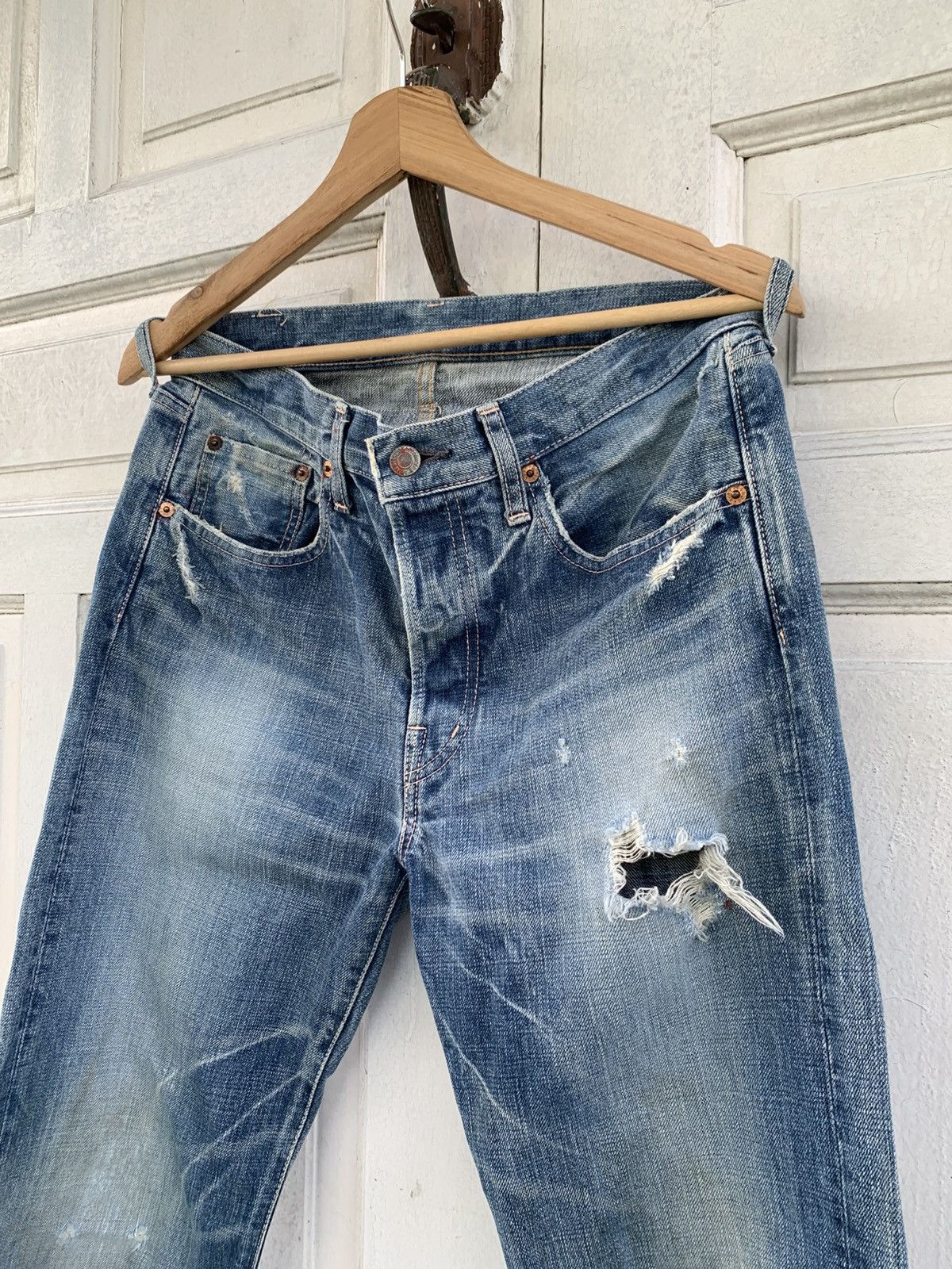 Spellbound Thrashed Distressed Spellbound Denim Jeans Size US 31 - 3 Thumbnail