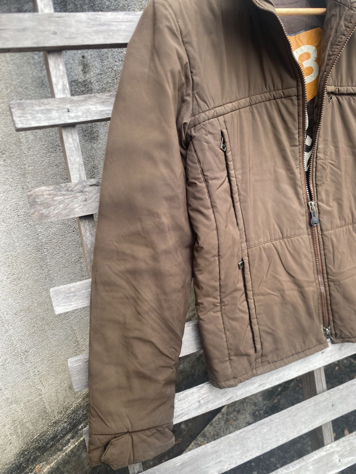 Yohji Yamamoto Vintage Y2K Y-3 Yohji Yamamoto Quilted Sunfaded Jacket Brown Size US S / EU 44-46 / 1 - 7 Thumbnail