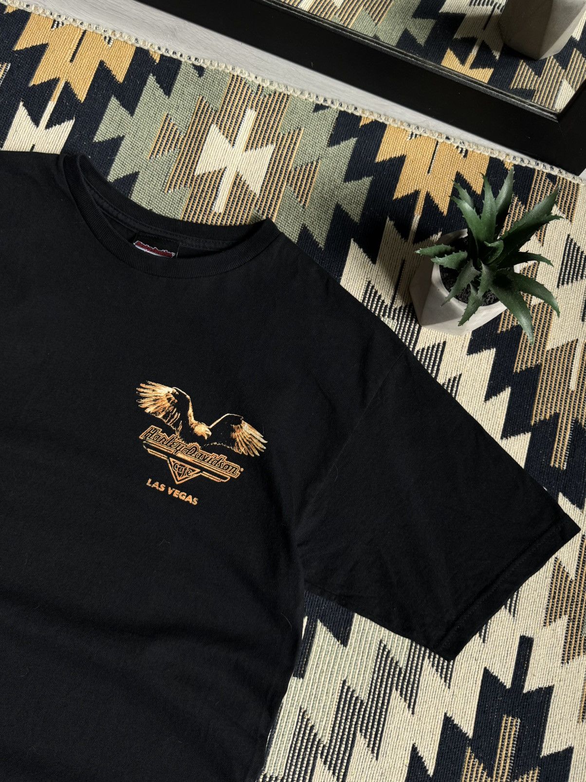Harley Davidson Vintage Harley Davidson Big Logo Eagle T-shirt Size US M / EU 48-50 / 2 - 9 Thumbnail