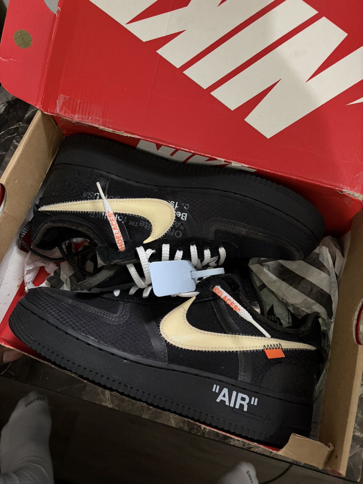 Nike × Off-White Nike air force 1 offwhite Size US 9.5 / EU 42-43 - 13 Thumbnail