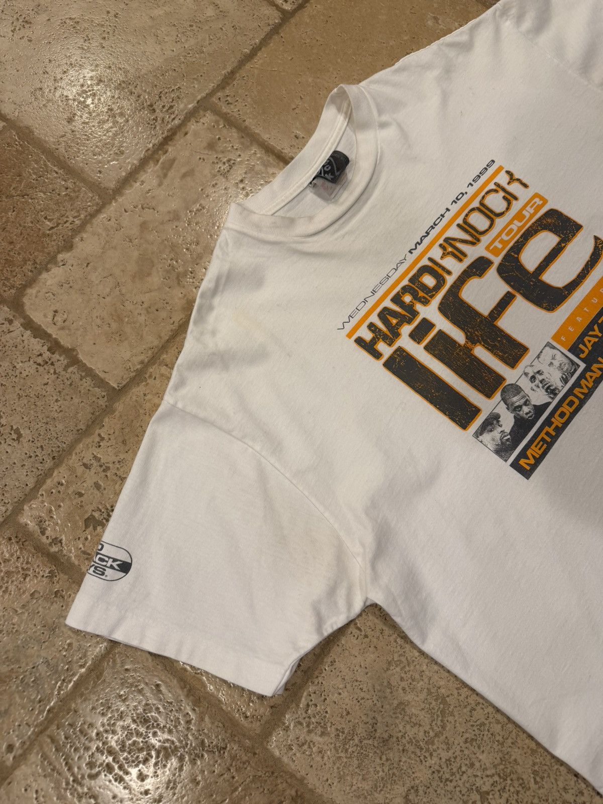 Vintage Vintage Jay Z DMX Hard Knock Life Ryde Die Tour ‘99 Rap Tee Size US XXL / EU 58 / 5 - 5 Thumbnail