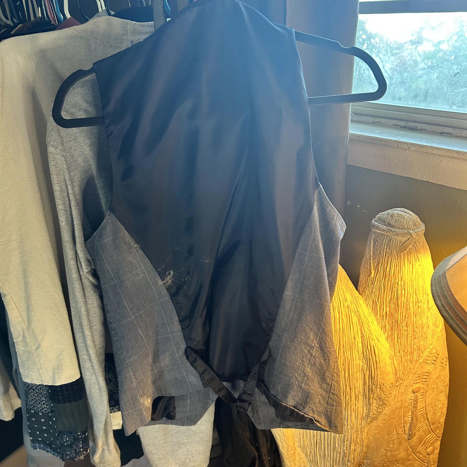 Other Attention Men's Modern Fit Gray Vest - Medium Size 38R - 3 Thumbnail