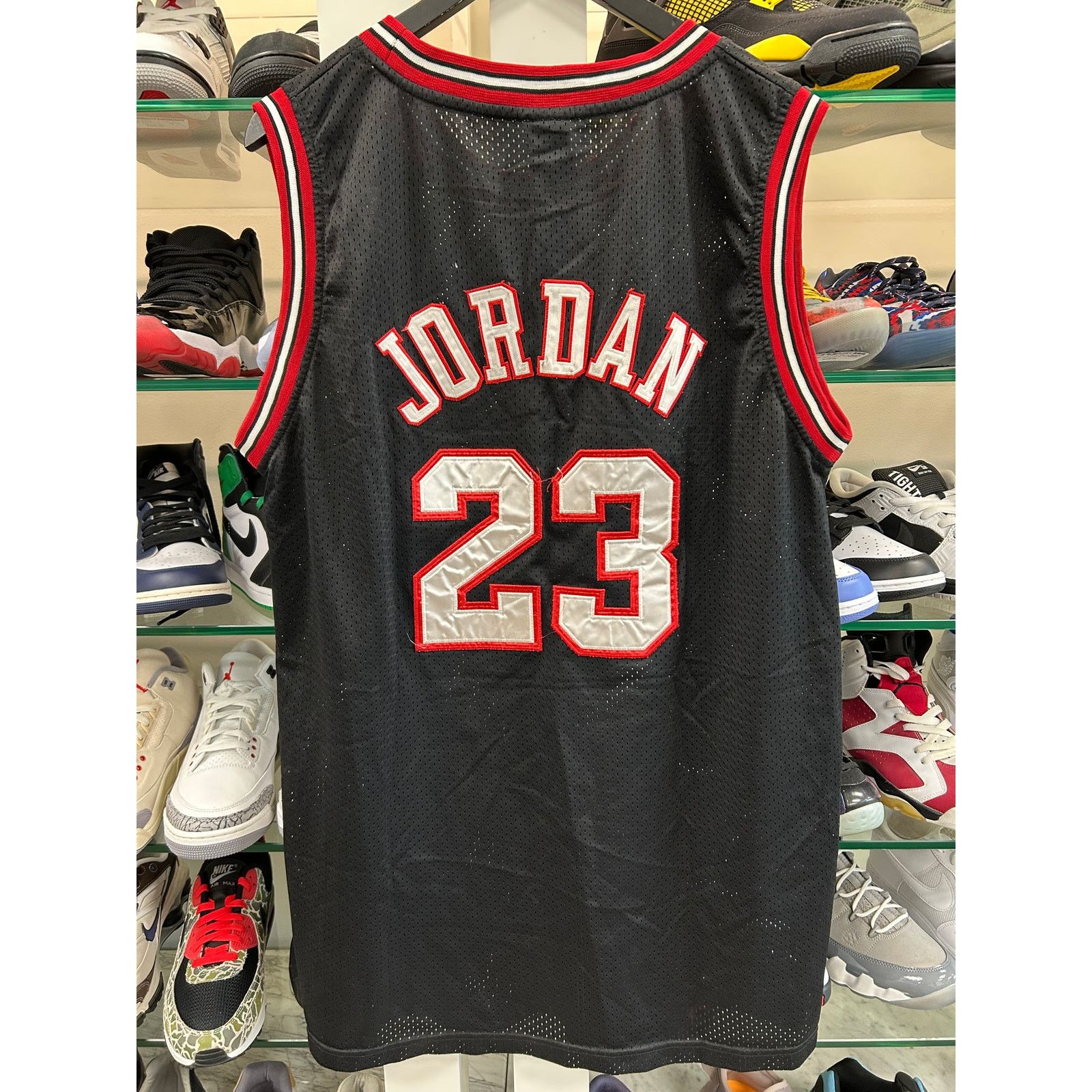Jordan Brand × Nike Michael Jordan Chicago Bulls black basketball jersey 2XL Size US XXL / EU 58 / 5 - 3 Thumbnail