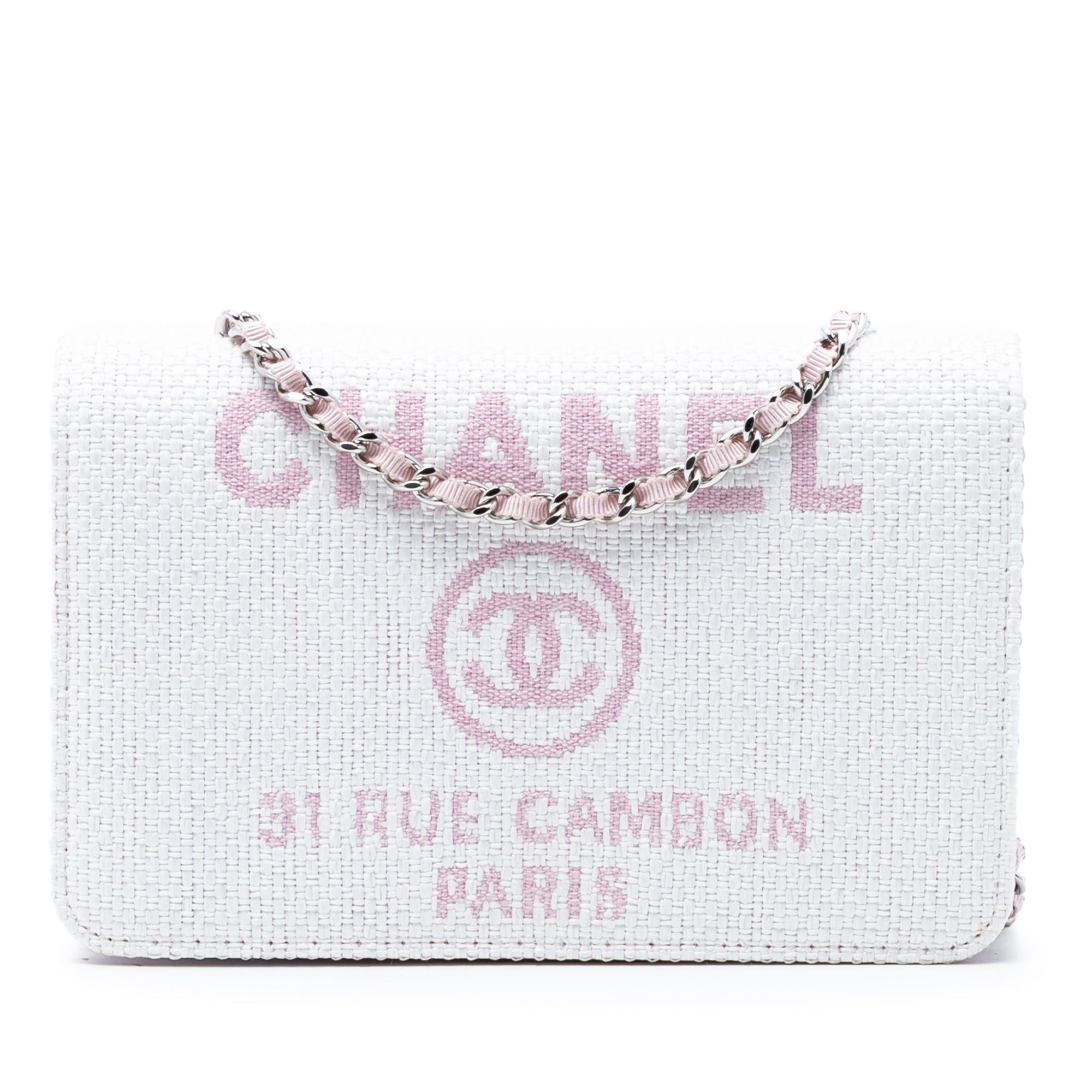 Chanel Canvas Deauville Wallet On Chain Size ONE SIZE - 1 Thumbnail