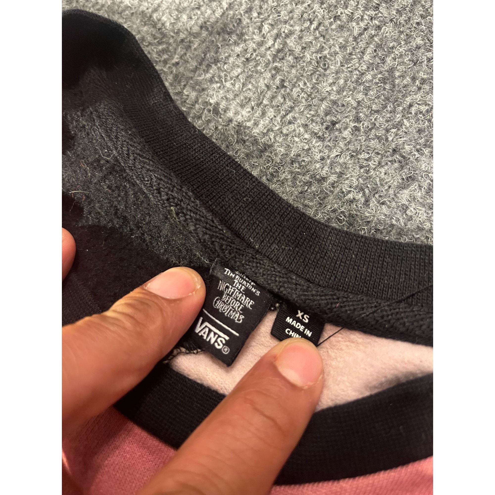 Vans Vans X Nightmare Before Christmas Cropped Jumper Size XS Size XS / US 0-2 / IT 36-38 - 3 Thumbnail