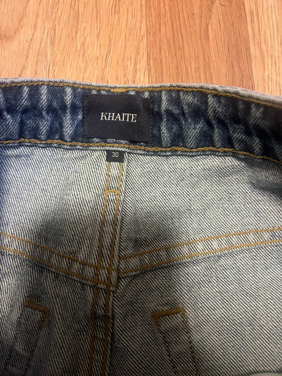 KHAITE Khaite Danielle jeans denim 30 NWT high rise straight leg Size 30" / US 8 / IT 44 - 4 Thumbnail