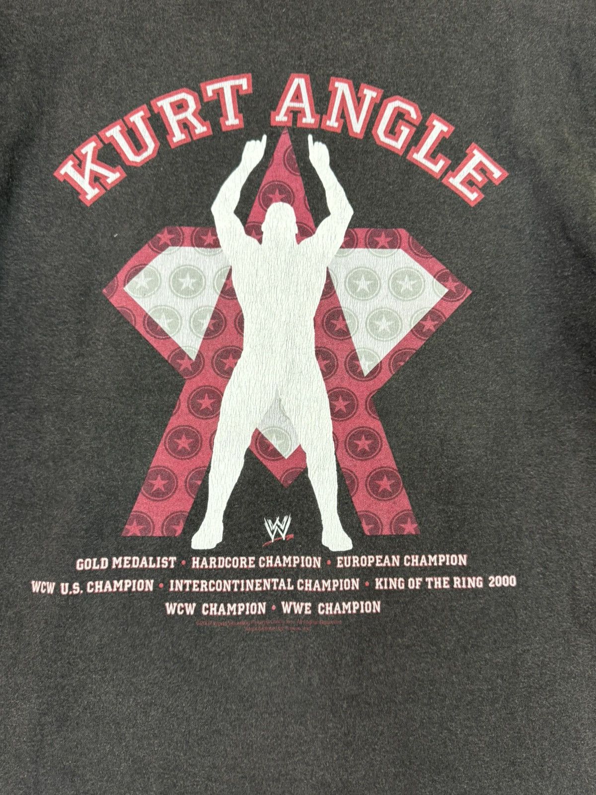 Vintage VINTAGE 2002 KURT ANGLE YOU SUCK OH, ITS TRUE FADED T-SHIRT Size US M / EU 48-50 / 2 - 9 Thumbnail