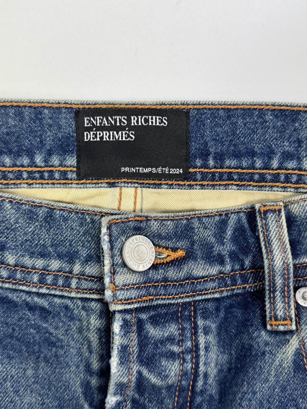 Enfants Riches Deprimes DISTRESSED DENIM JEANS Size US 34 / EU 50 - 4 Thumbnail