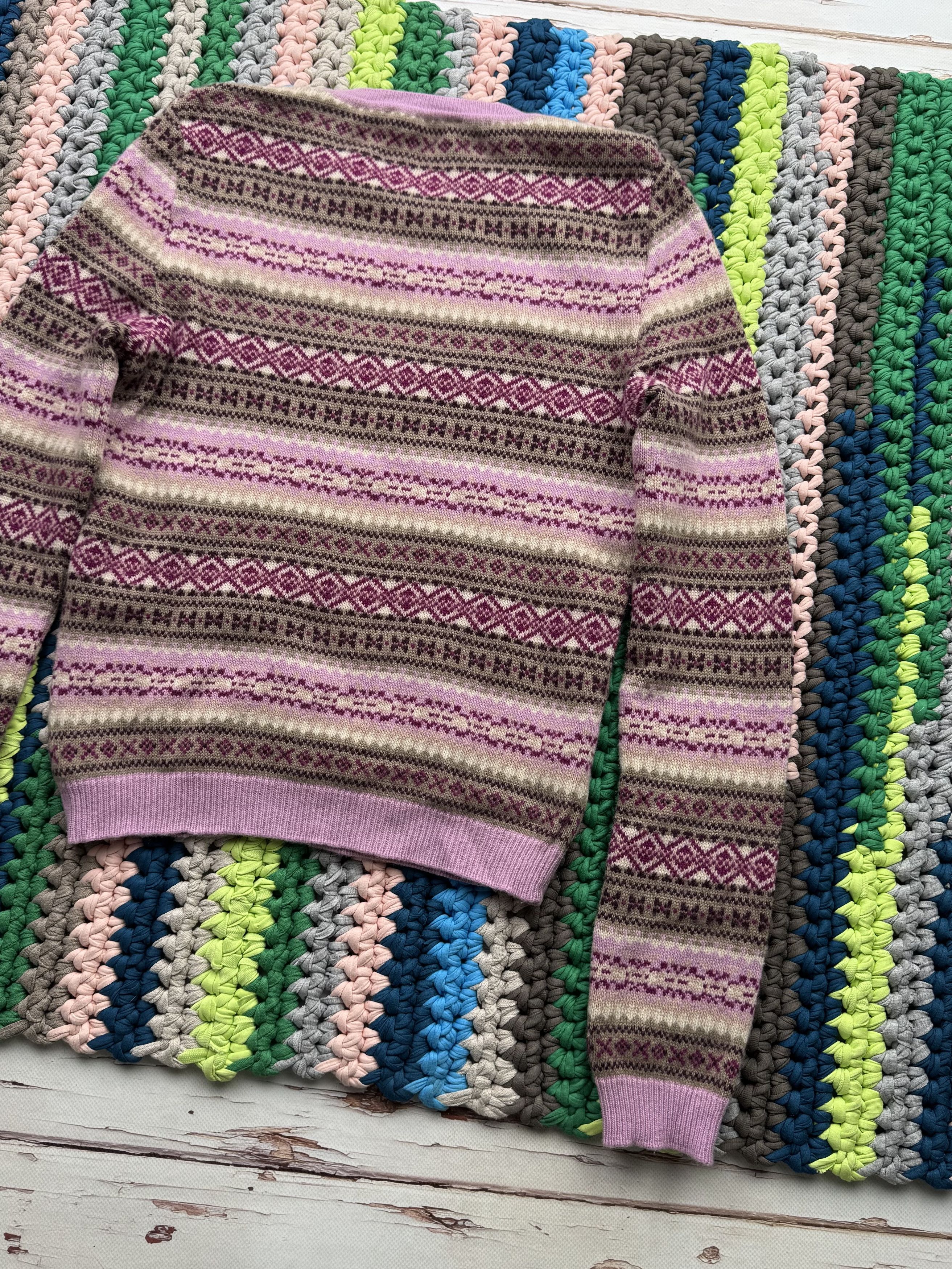Dior Christian Dior Laine - Wool/Cashmere Arztec Sweater (V117) Size M / US 6-8 / IT 42-44 - 11 Thumbnail