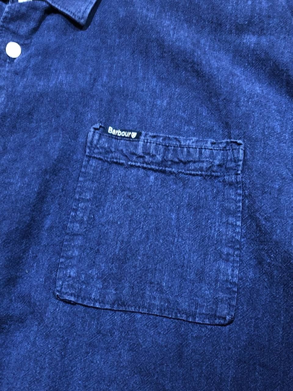 Barbour luxury shirt Barbour blue Vintage streetwear Y2K Size US XL / EU 56 / 4 - 13 Thumbnail