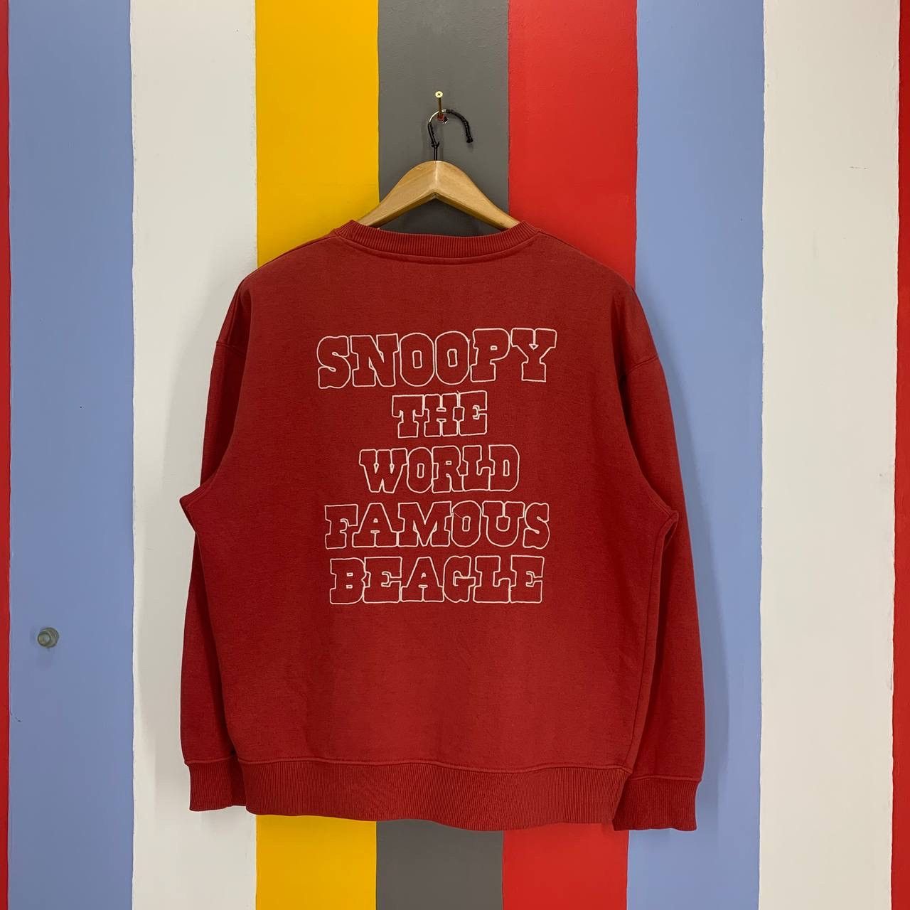 Peanuts PEANUTS SNOOPY Crew Neck Sweatshirt #2407-13x Size US L / EU 52-54 / 3 - 6 Thumbnail