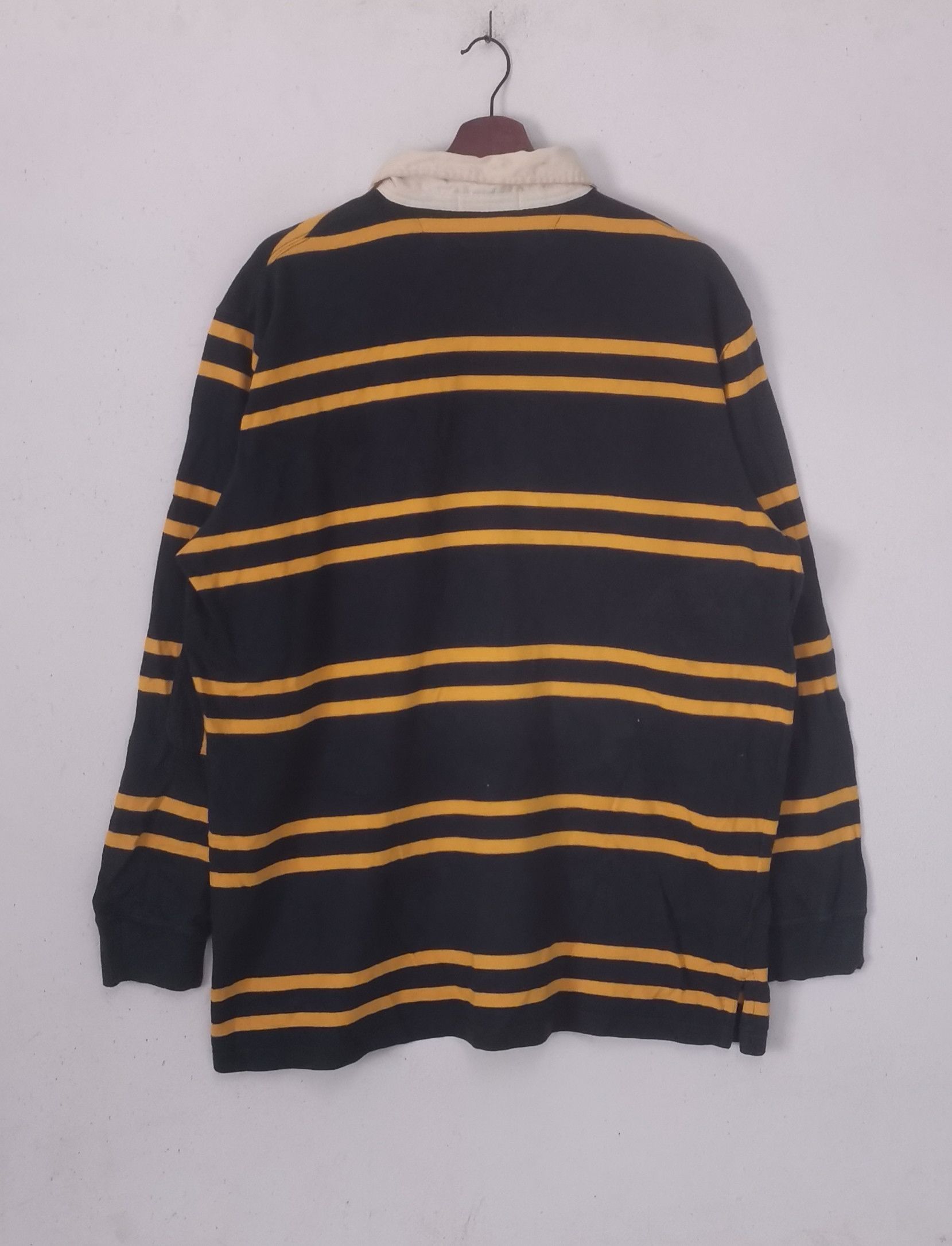 Polo Ralph Lauren × Vintage Rare Polo Ralph Lauren polos rugby shirt stripe design Size US XL / EU 56 / 4 - 3 Thumbnail