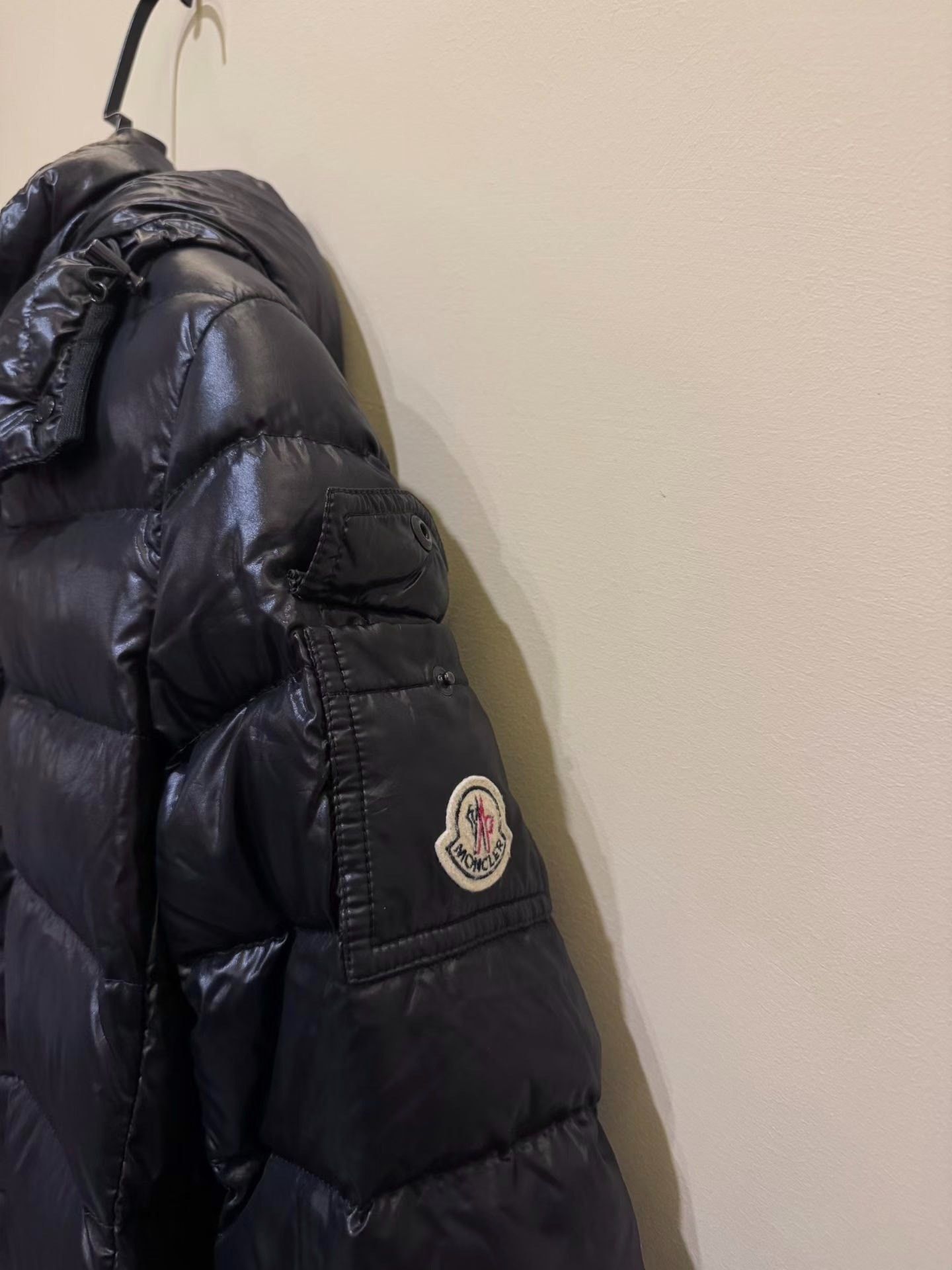 Moncler Moncler Moka Black Long Hooded Down Jacket Size US M / EU 48-50 / 2 - 5 Thumbnail