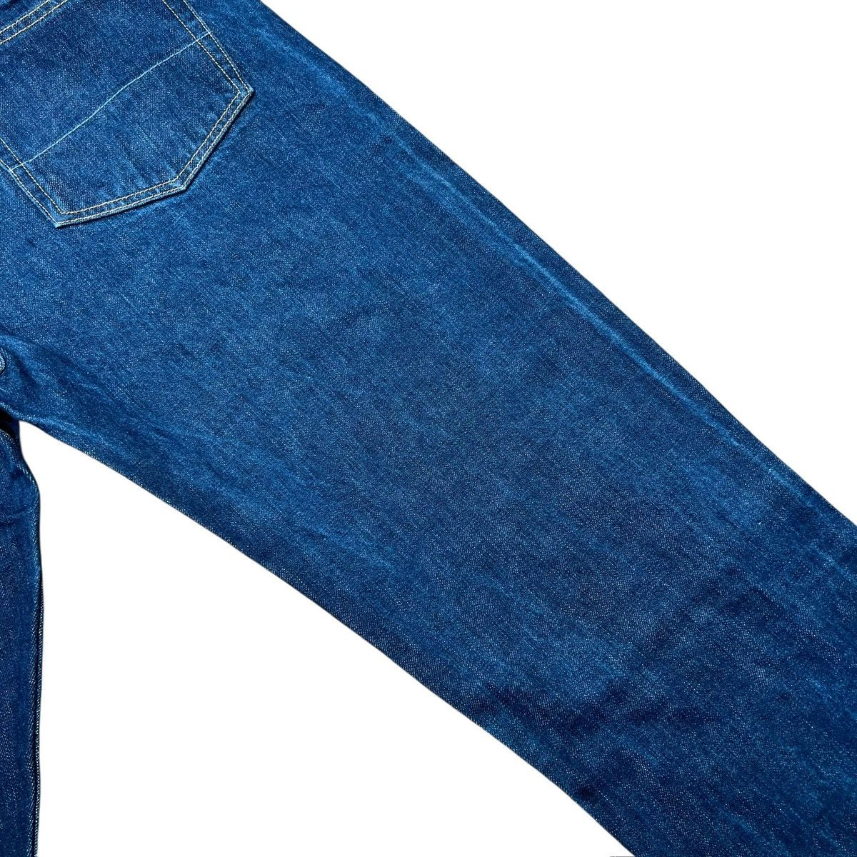 Gustin Gustin Jeans Men Blue Selvedge Straight Fit USA Denim Pants Size US 31 - 15 Thumbnail