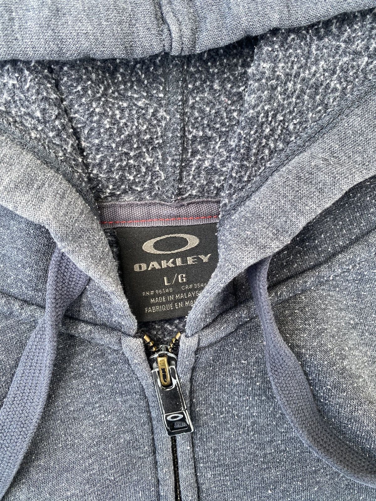 Oakley × Vintage Vintage Y2K Oakley Software Styled Zip Up Hoodie Size US XL / EU 56 / 4 - 4 Thumbnail