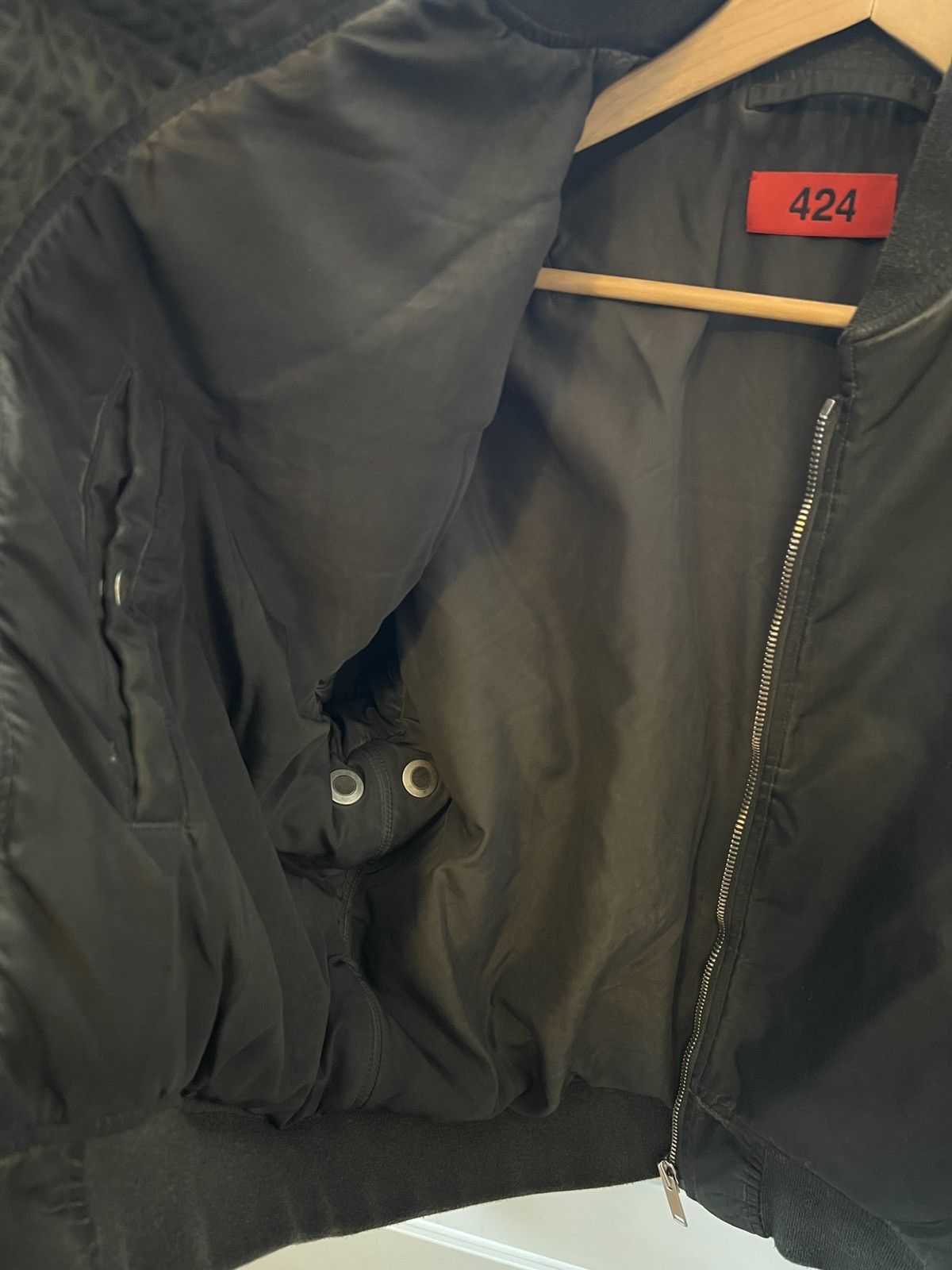 424 424 Military Bomber Recycled Nylon in Black Size US S / EU 44-46 / 1 - 6 Thumbnail