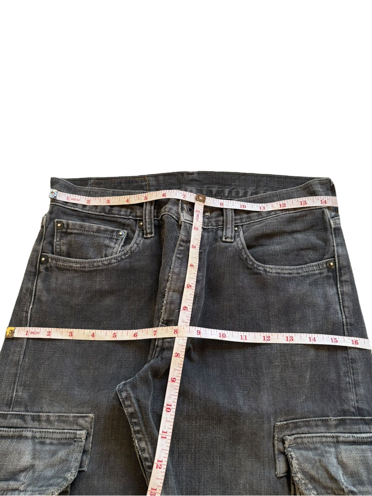 Levi's × Levi's Vintage Clothing Vintage 90s Levis 505 Cargo Faded Wash Distressed Jeans Size US 29 - 12 Thumbnail