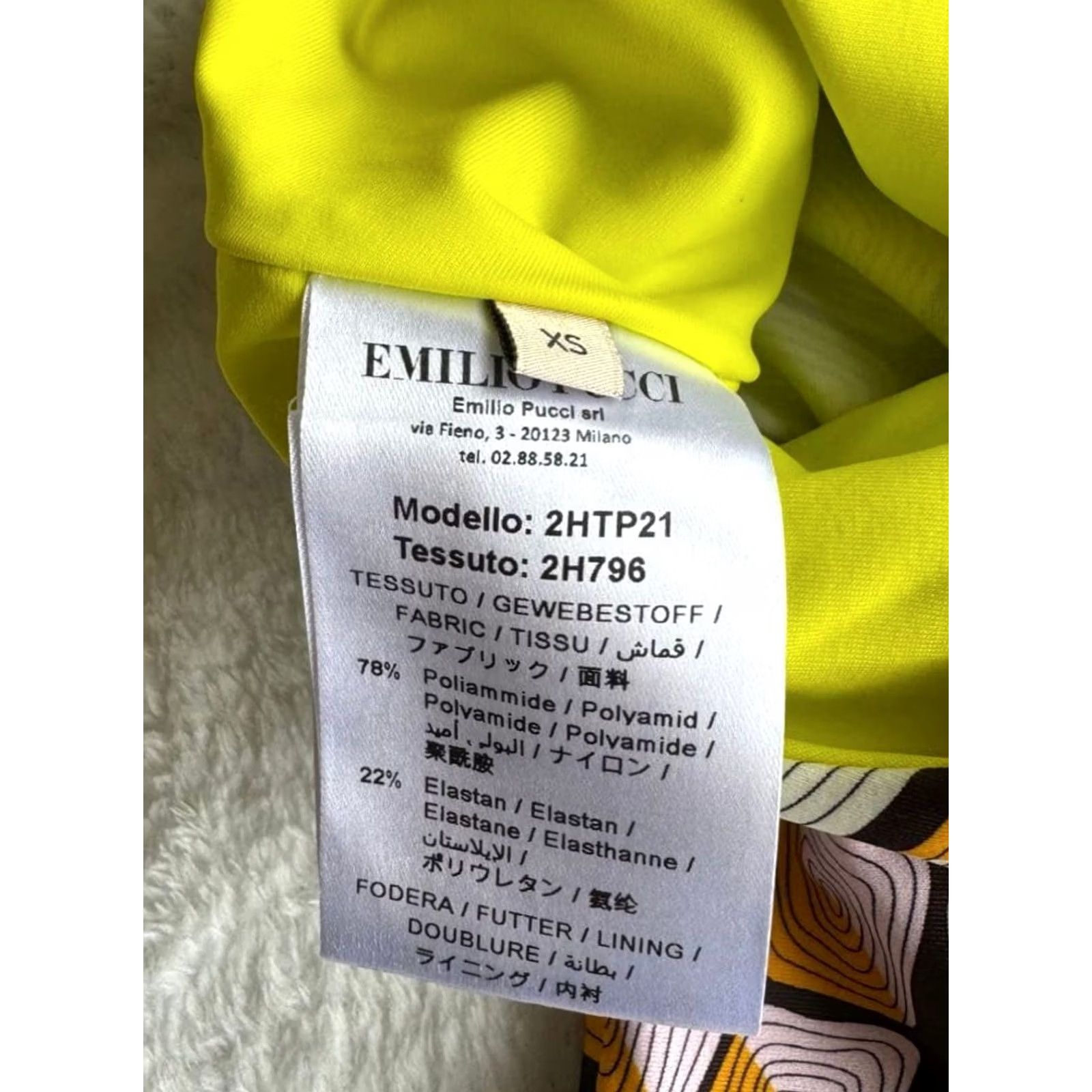Emilio Pucci EMILIO PUCCI Tank Top Size XS Geometric Pattern Stretch New Womens Multicolor Size XS / US 0-2 / IT 36-38 - 6 Thumbnail