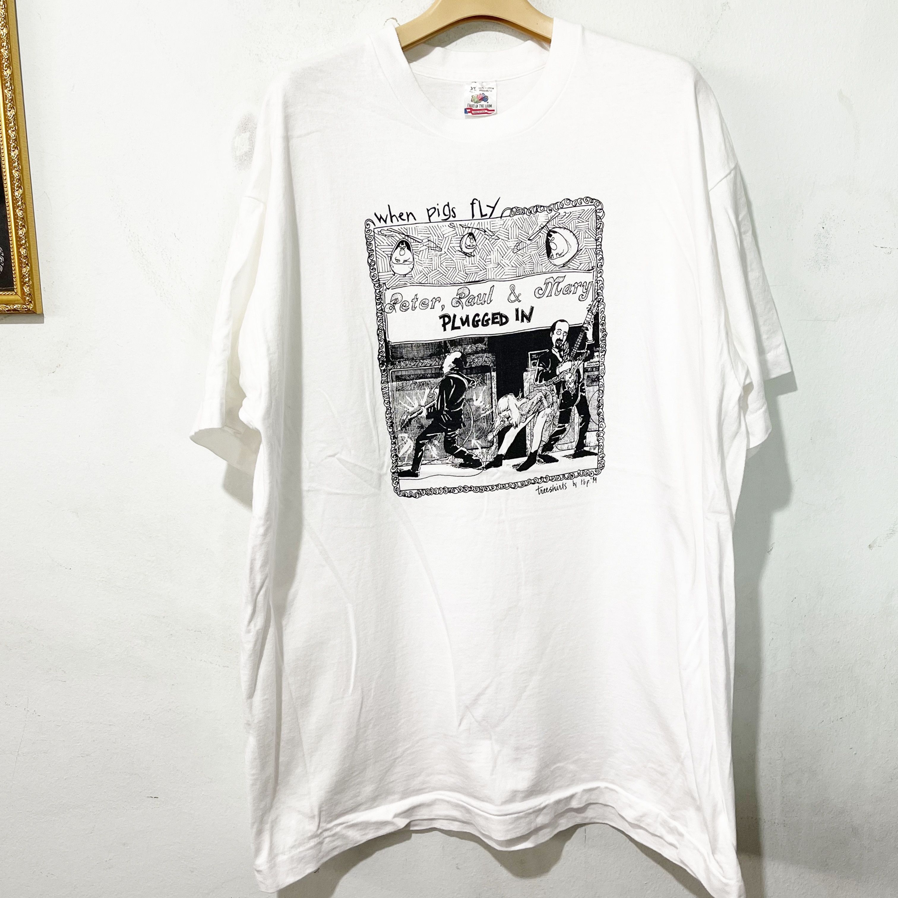 Band Tees intage 1994 Peter Paul and Mary Shirt Size US XL / EU 56 / 4 - 1 Thumbnail