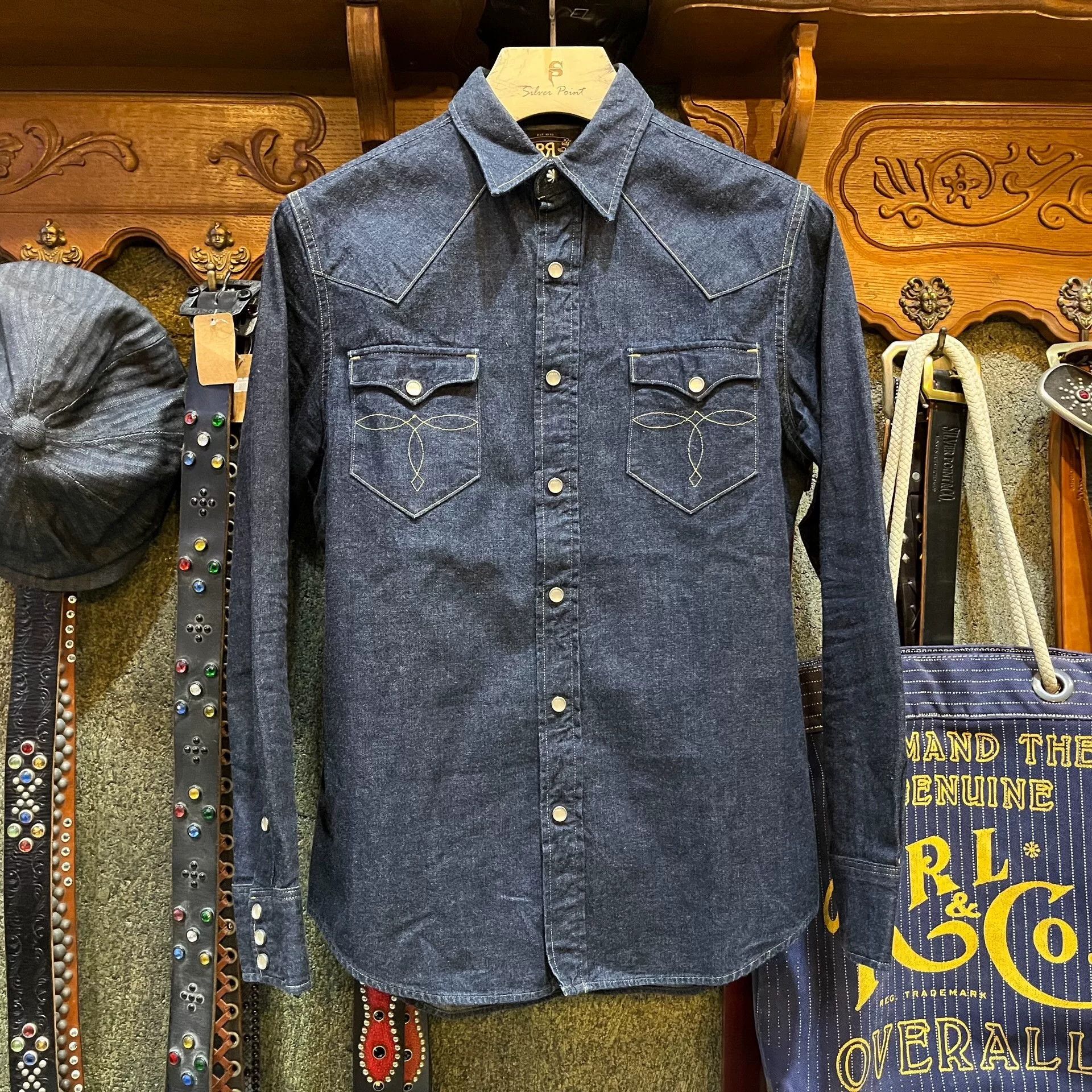 RRL Ralph Lauren rrl denim long sleeve shirt by ralph lauren Size US S / EU 44-46 / 1 - 1 Thumbnail