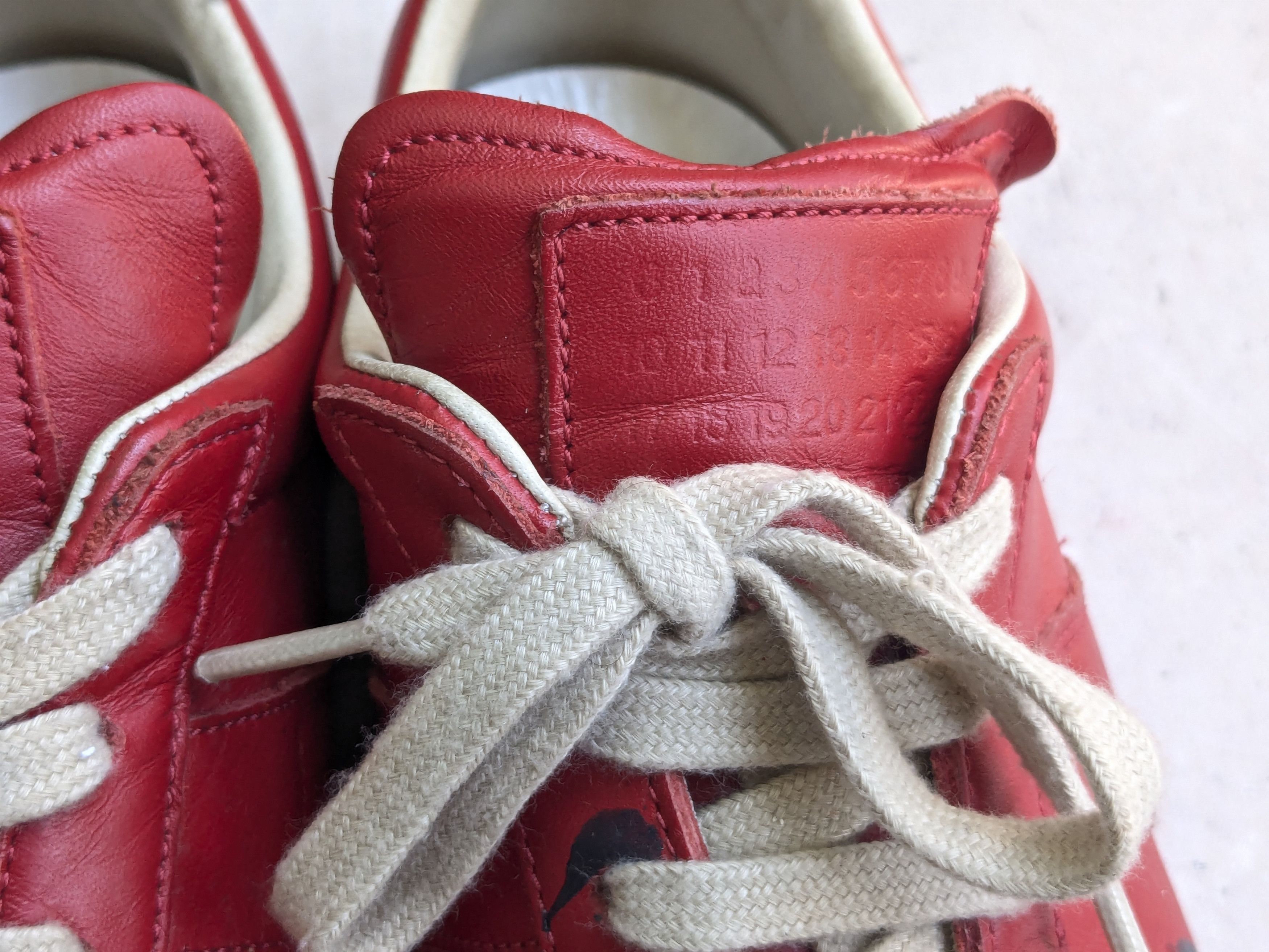 Maison Margiela Maison Margiela GAT Replica Red Paint Splatter 8 41 Size US 8 / EU 41 - 3 Thumbnail