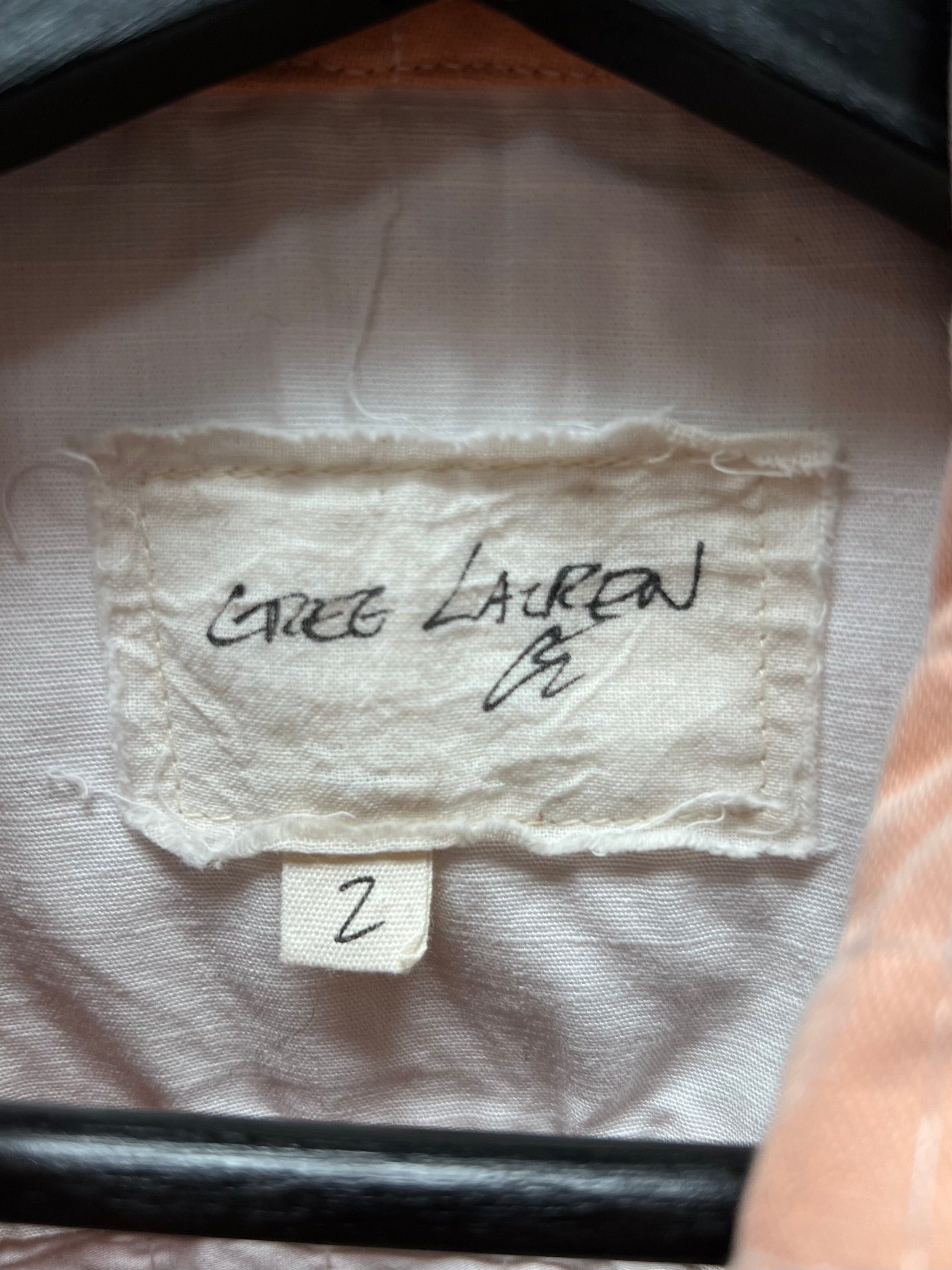 Greg Lauren Greg Lauren Pink Denim Reconstructed Denim Jacket Size US S / EU 44-46 / 1 - 3 Thumbnail