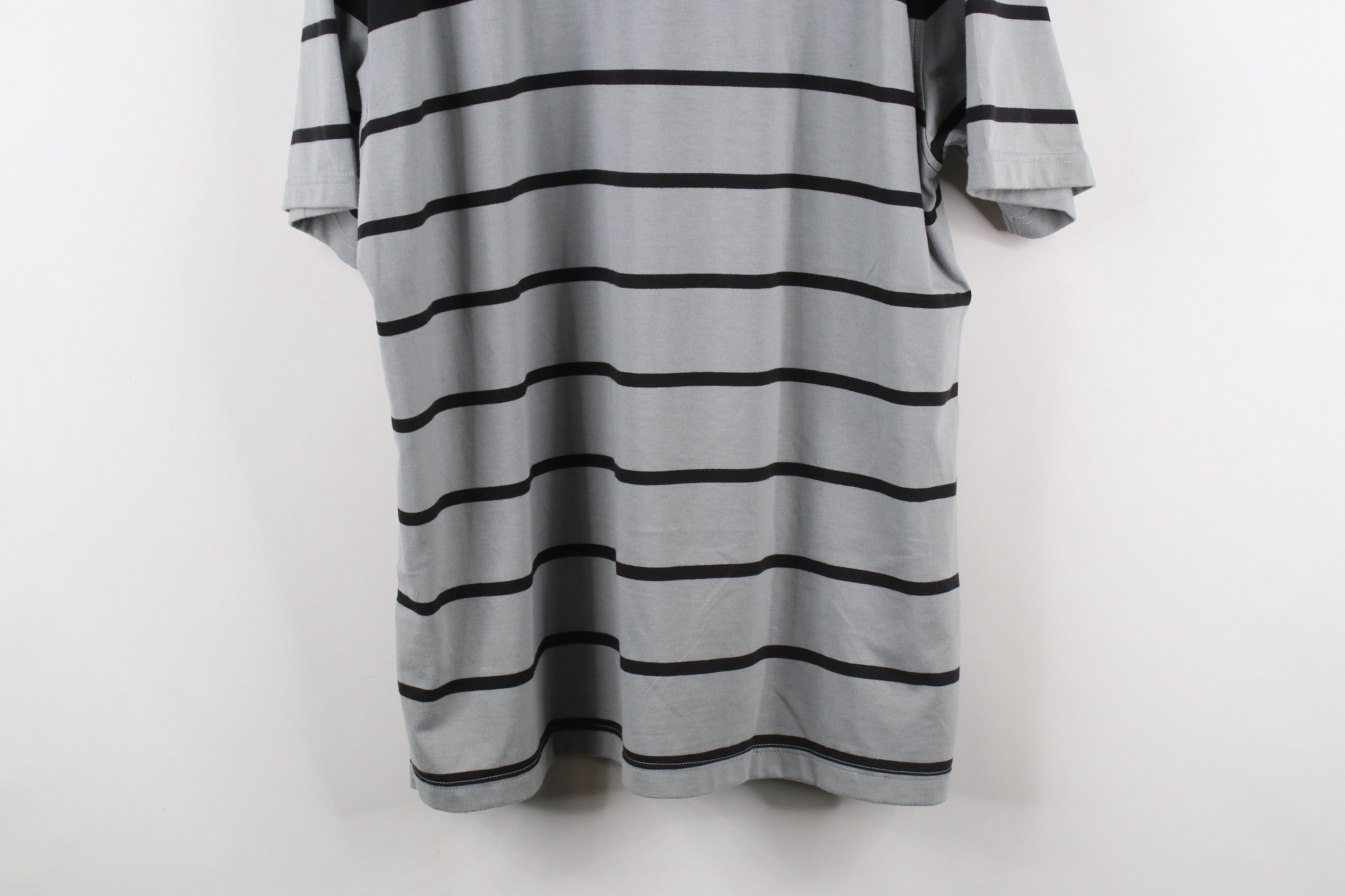 Vintage Vintage 90s Streetwear Striped Block Collared Polo Shirt Size US L / EU 52-54 / 3 - 11 Thumbnail